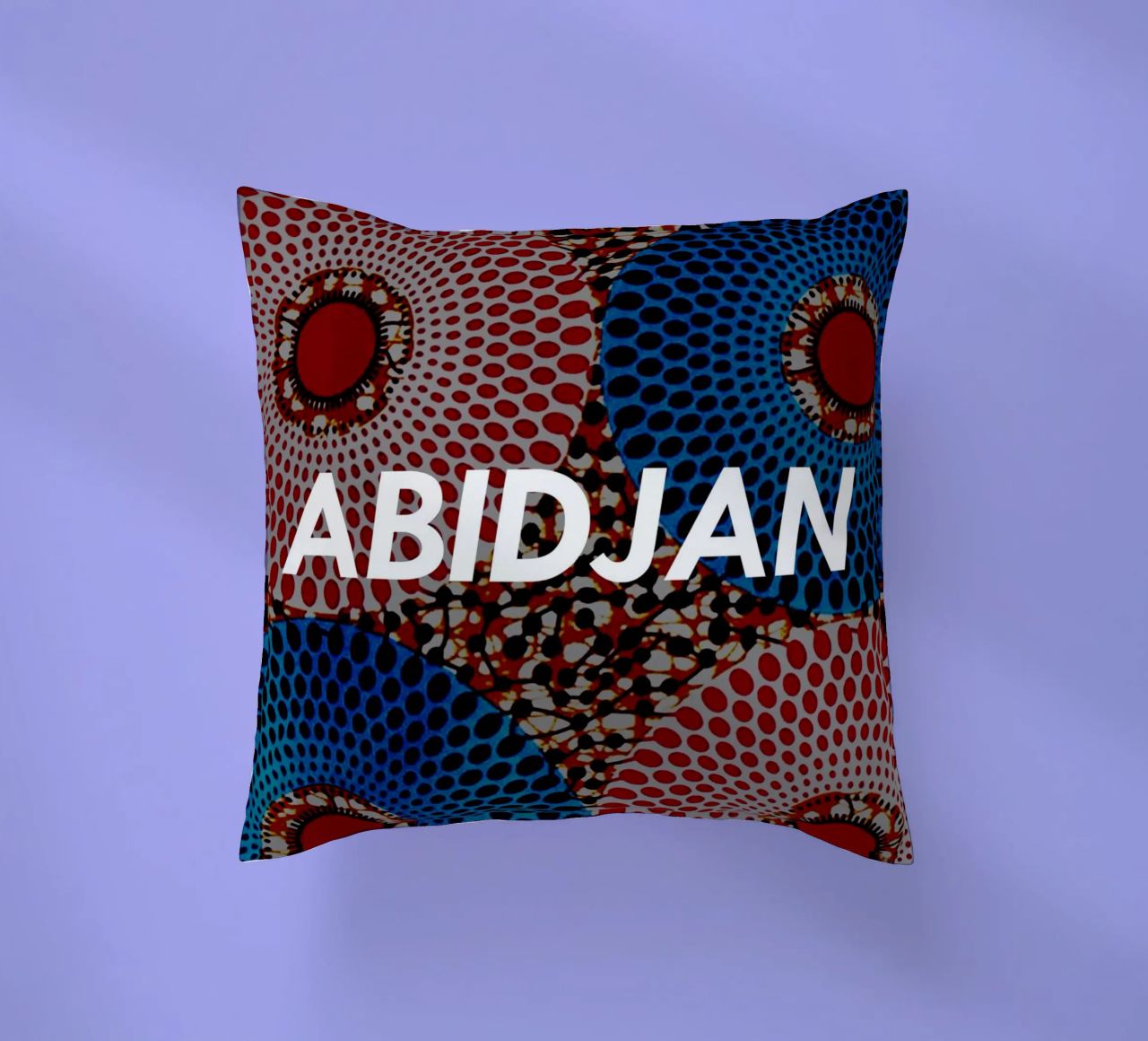 Abidjan kussen van Mathudace Créas