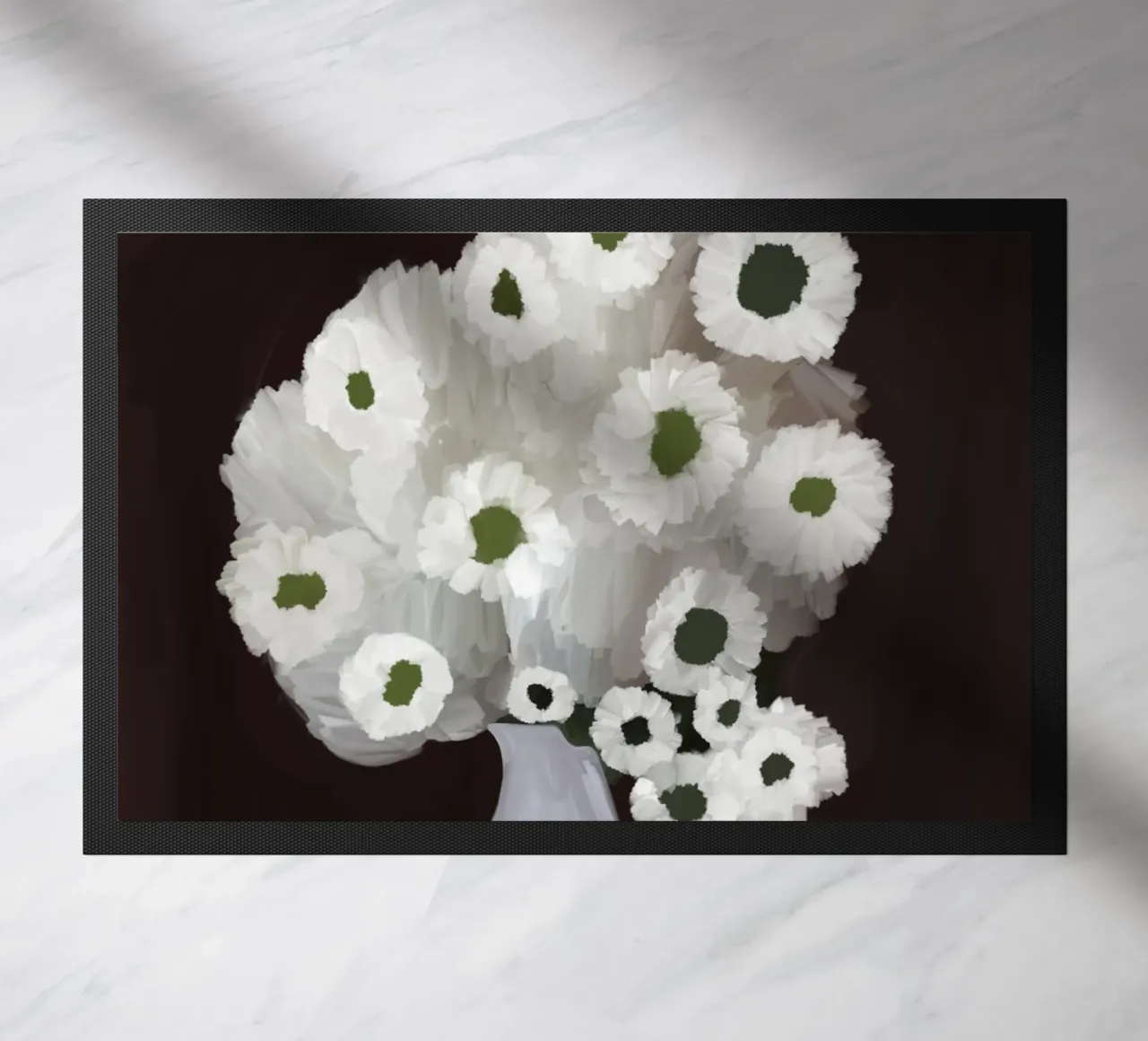 Dynamic Glow doormat by Mike Leymi