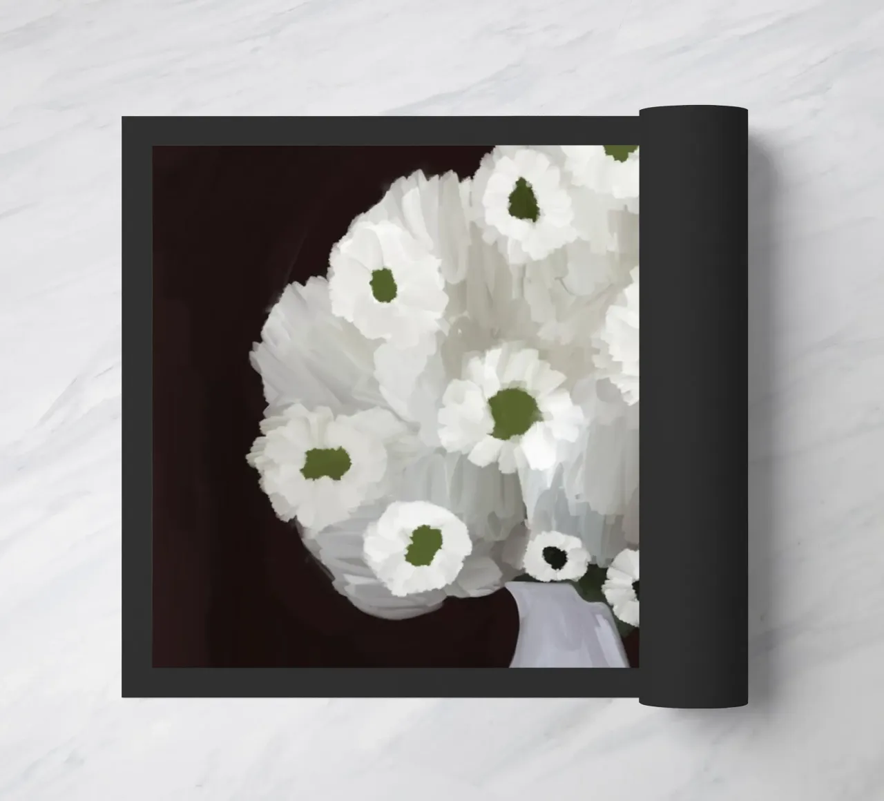 Dynamic Glow doormat by Mike Leymi