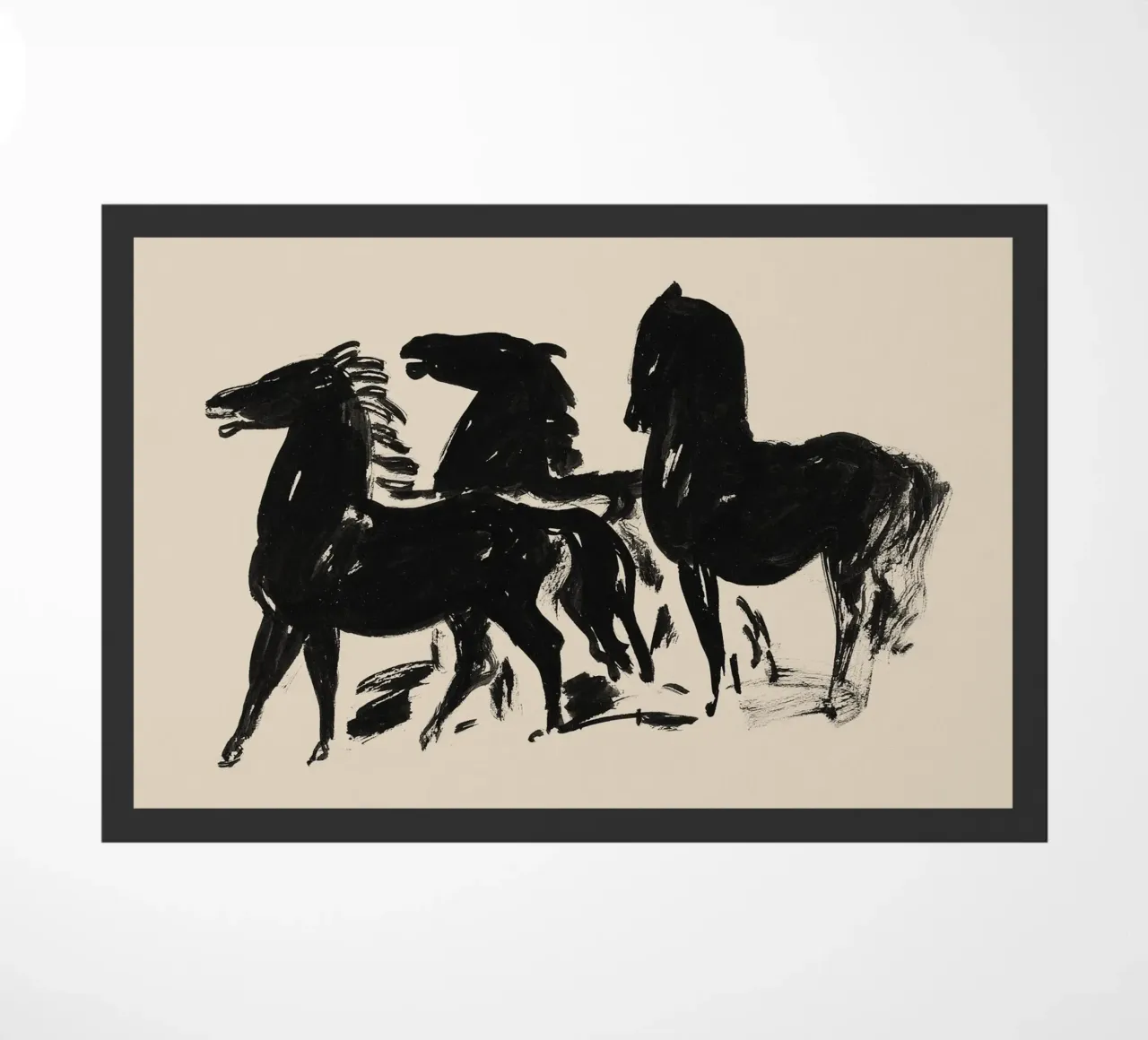 Horses Study Painting zerbino da apoloprints