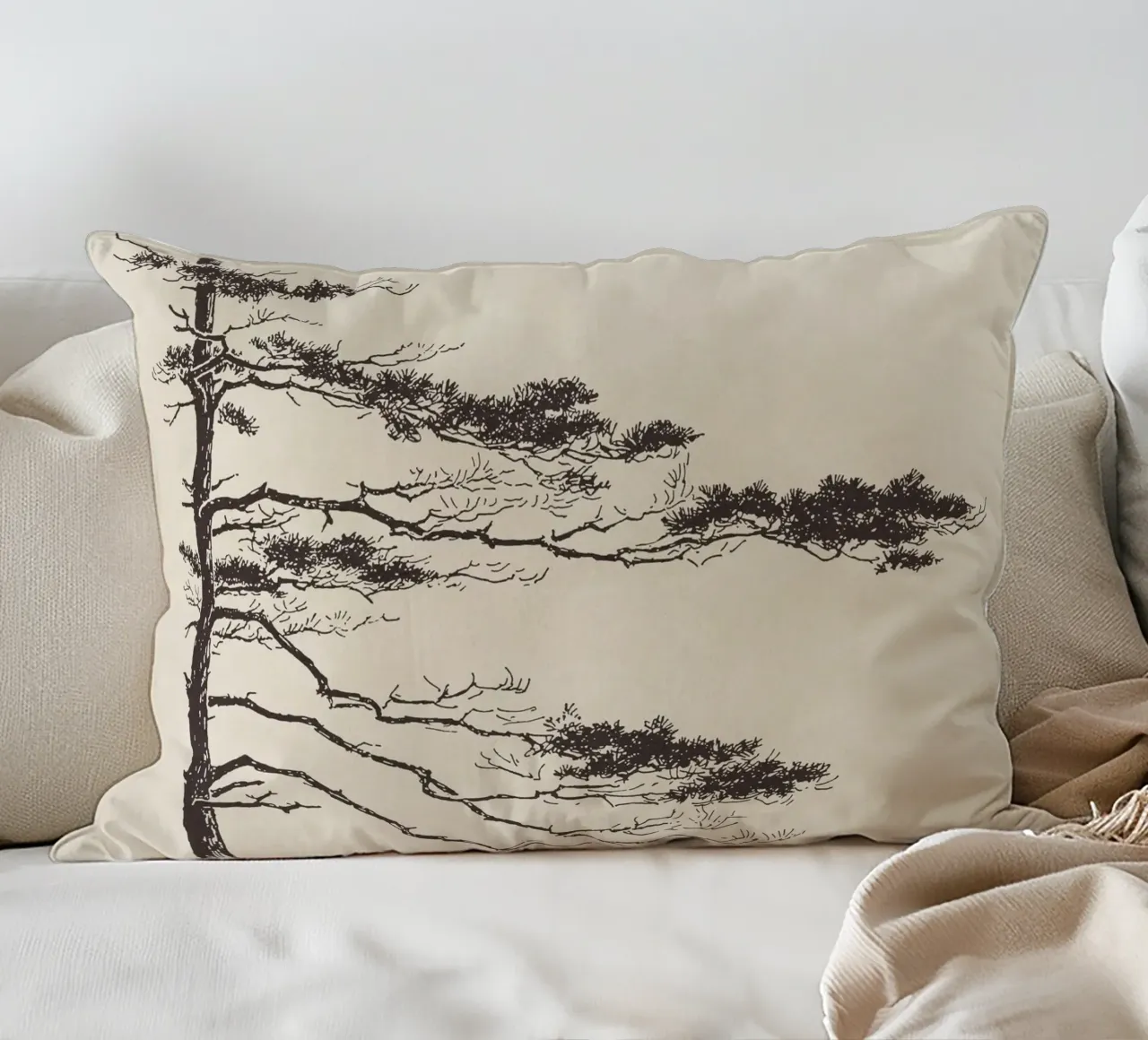 Pine Tree Branch no. 2 cuscino da apoloprints