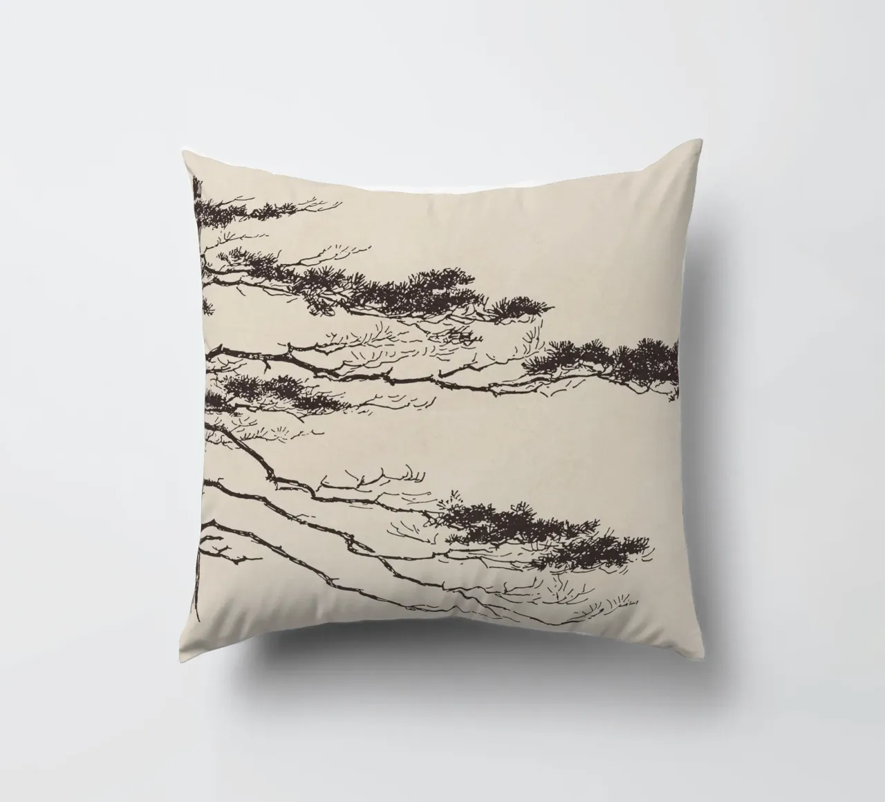 Pine Tree Branch no. 2 cuscino da apoloprints
