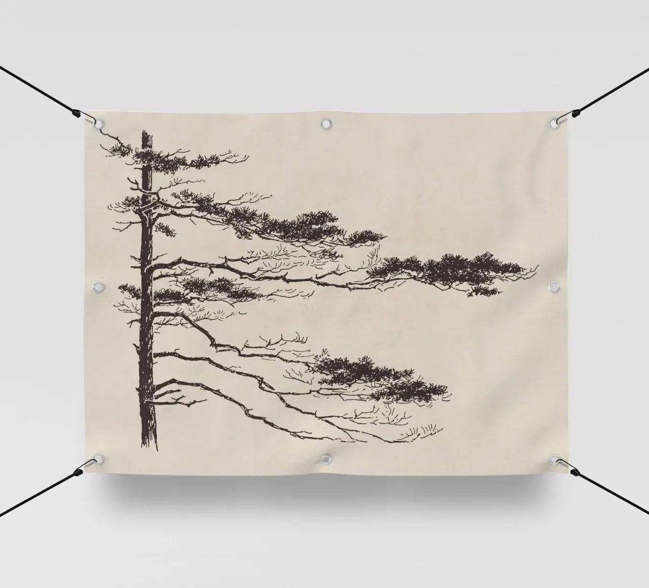 Pine Tree Branch no. 2 telo in pvc da apoloprints