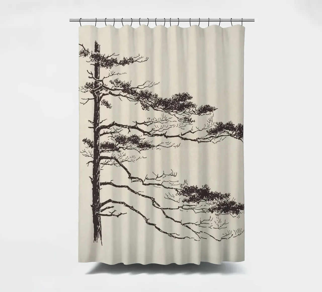 Pine Tree Branch no. 2 tenda da doccia da apoloprints