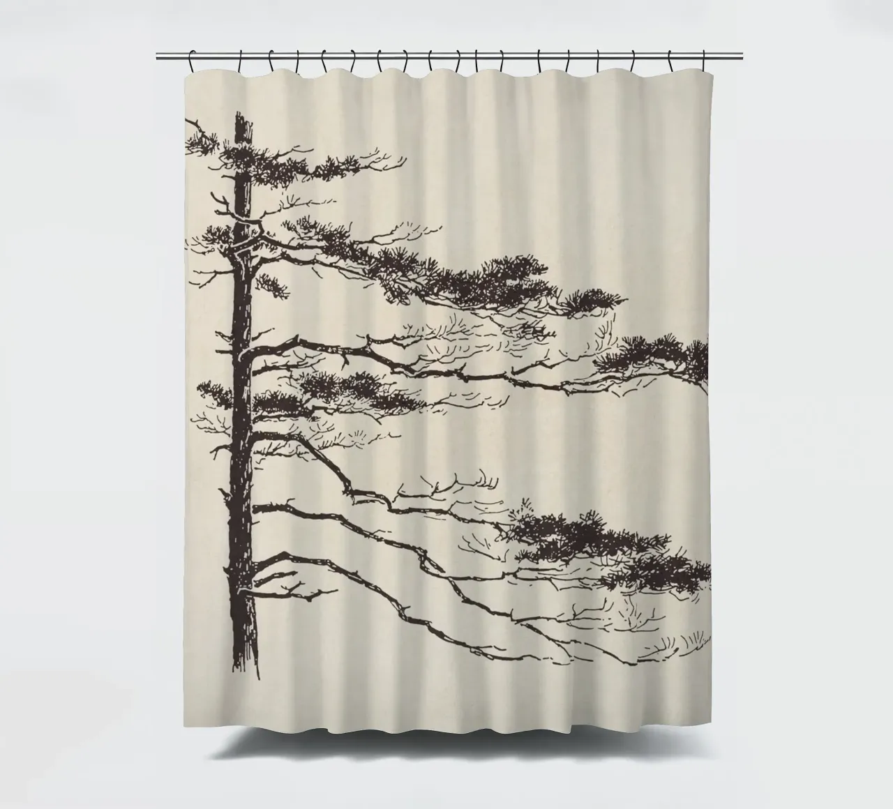 Pine Tree Branch no. 2 tenda da doccia da apoloprints