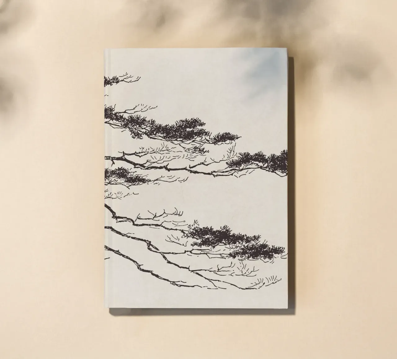 Pine Tree Branch no. 2 notebook by apoloprints