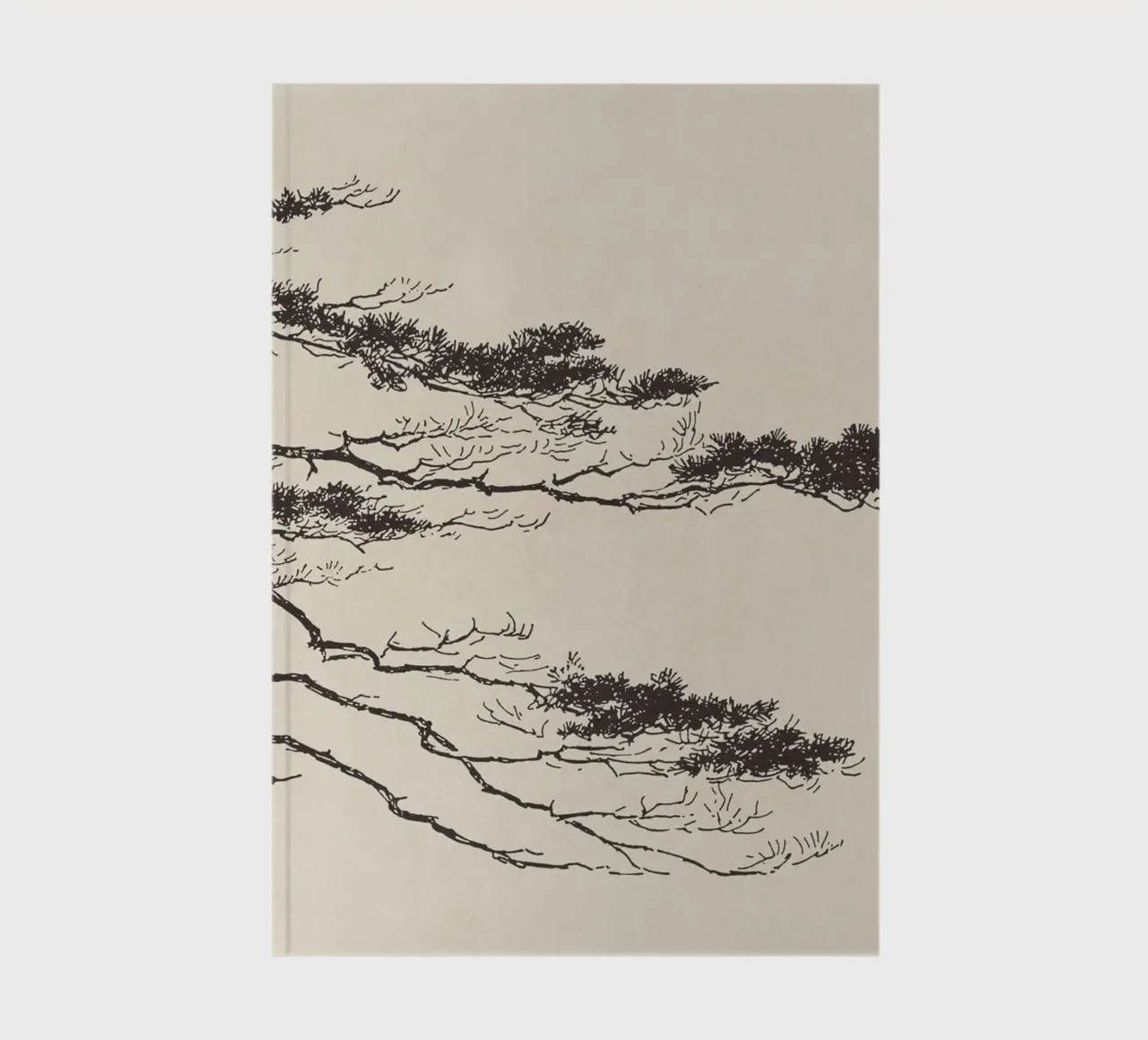 Pine Tree Branch no. 2 notebook by apoloprints