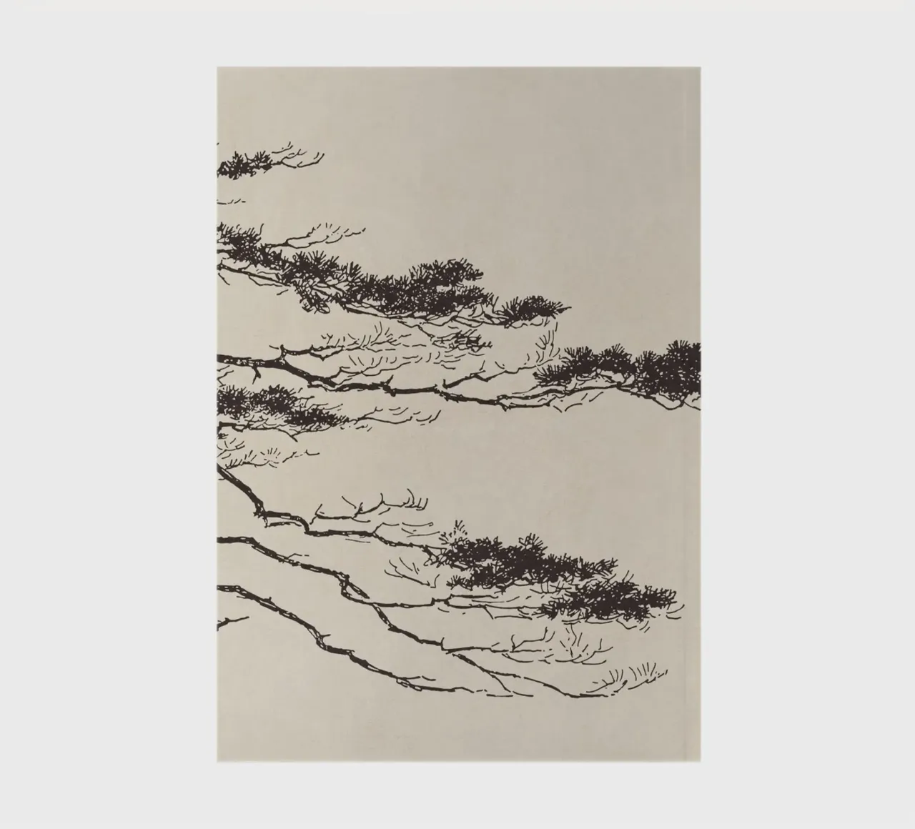 Pine Tree Branch no. 2 notebook by apoloprints