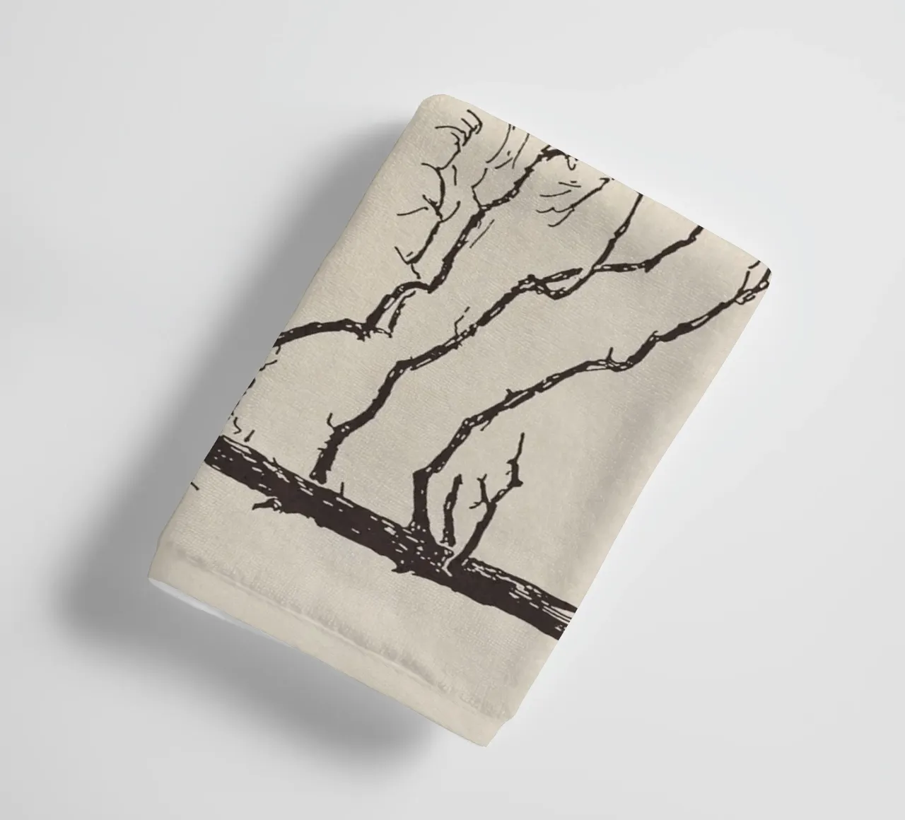 Pine Tree Branch no. 2 asciugamano da bagno da apoloprints
