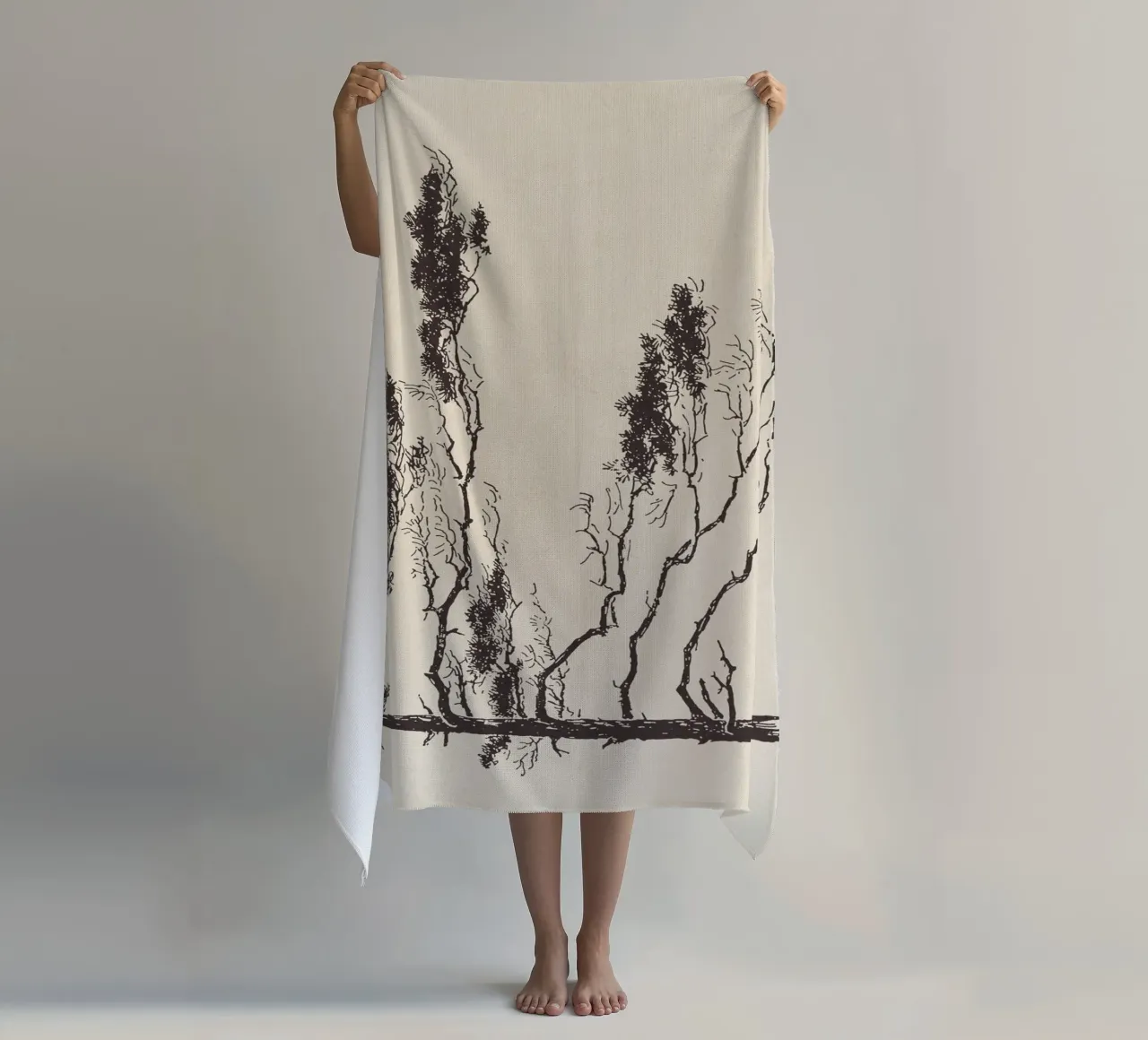 Pine Tree Branch no. 2 telo mare da apoloprints