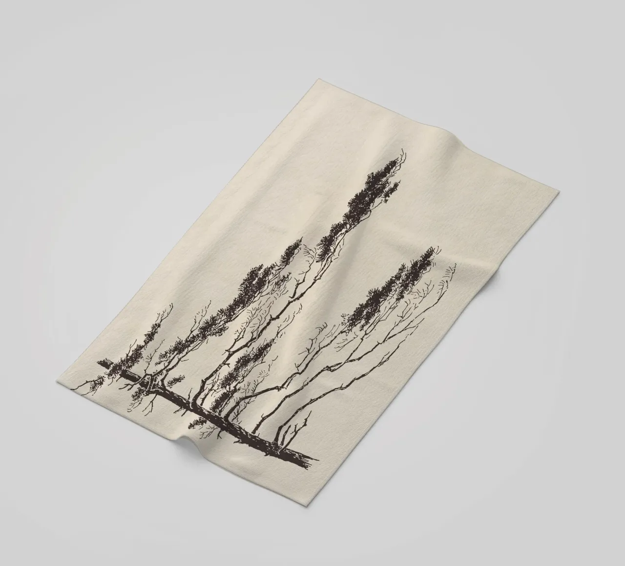 Pine Tree Branch no. 2 telo mare da apoloprints