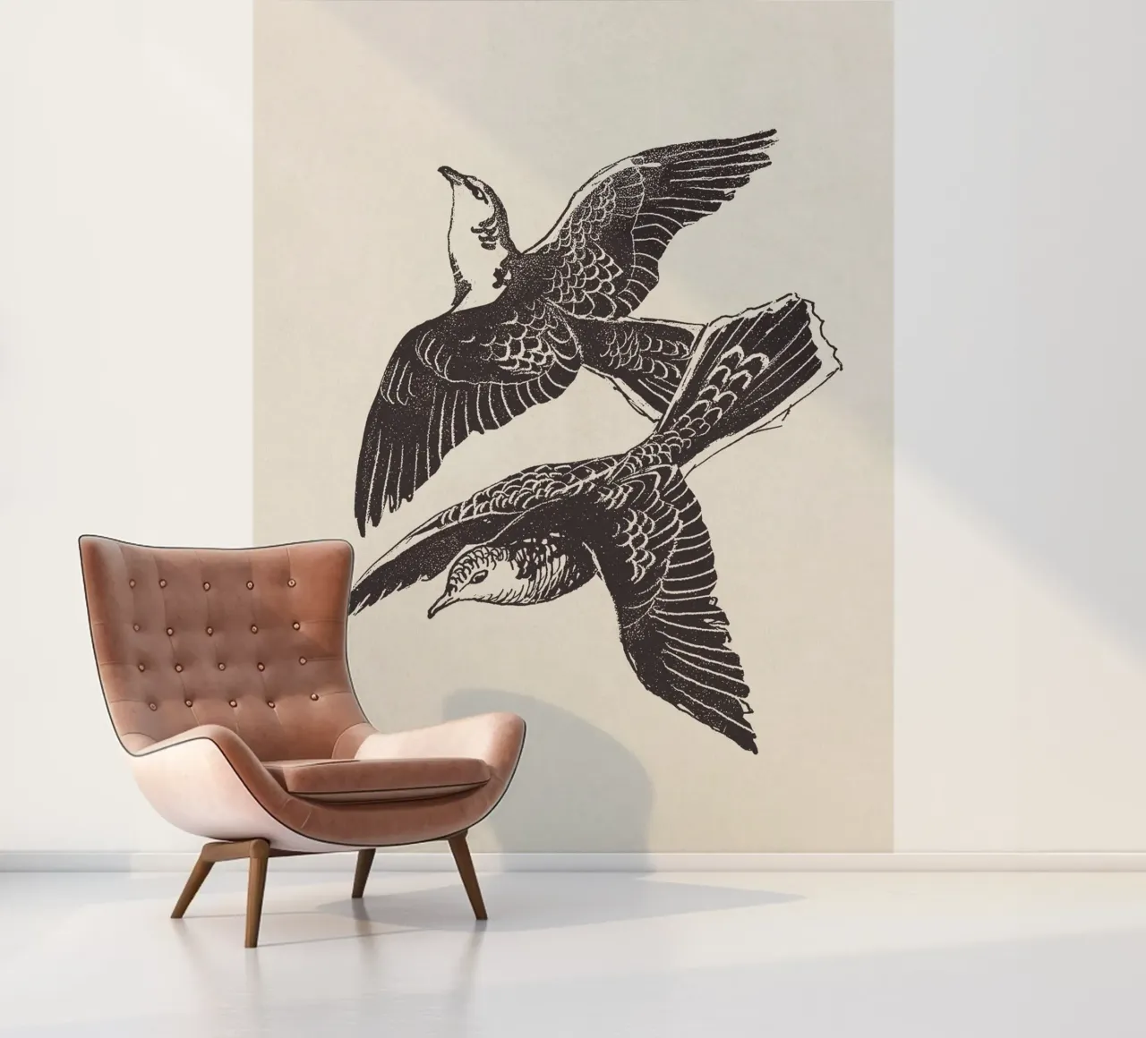 Two Birds in Flight photo wallpaper by apoloprints