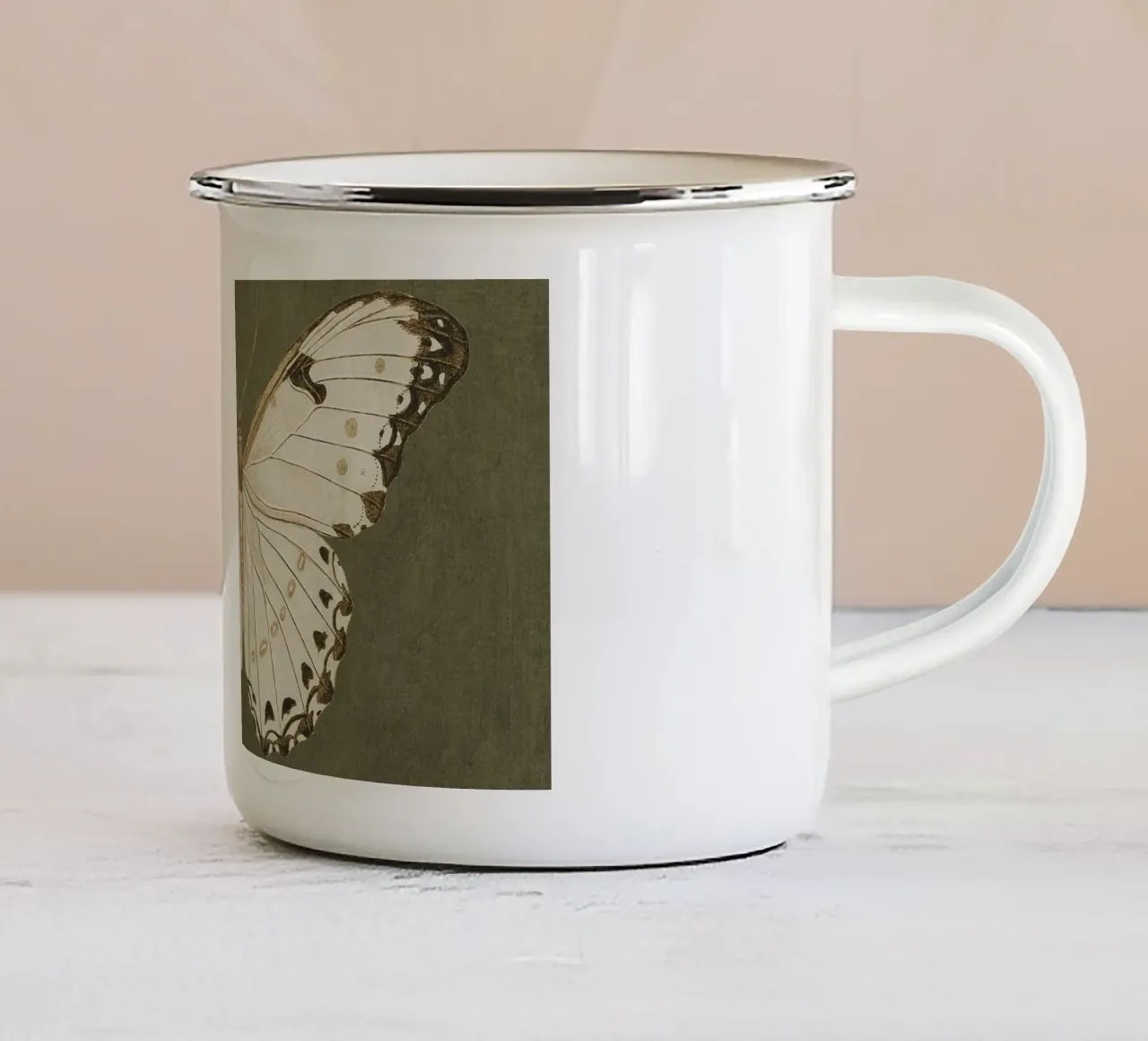Moody Butterfly tazza in smalto da apoloprints