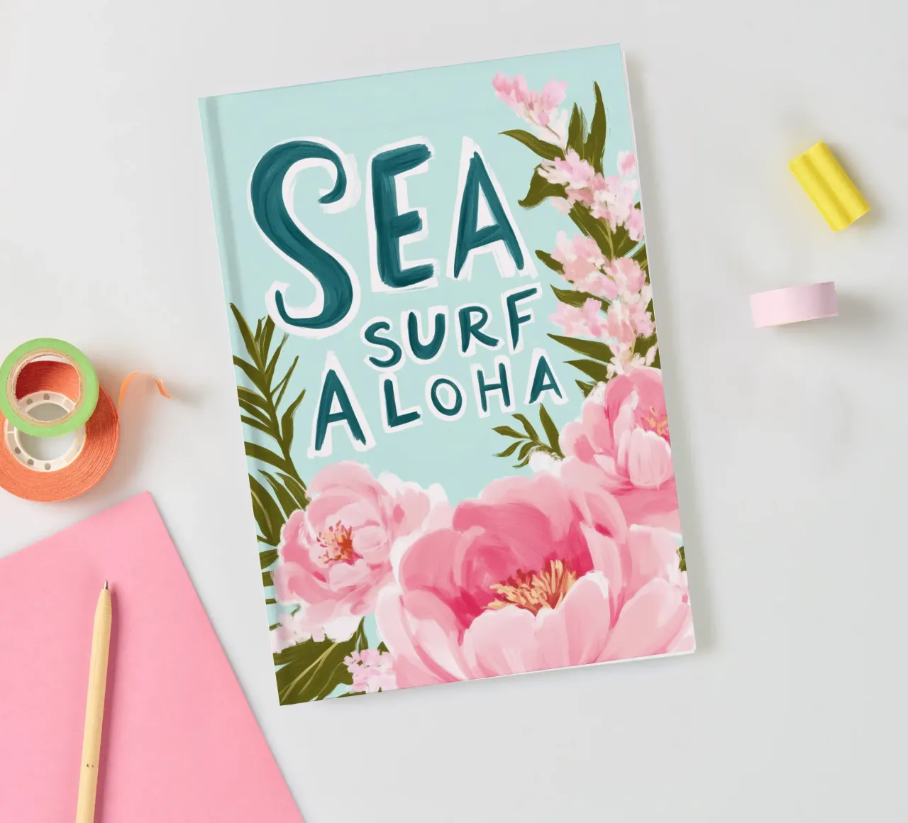 Sea Surf Aloha notebook by treechild