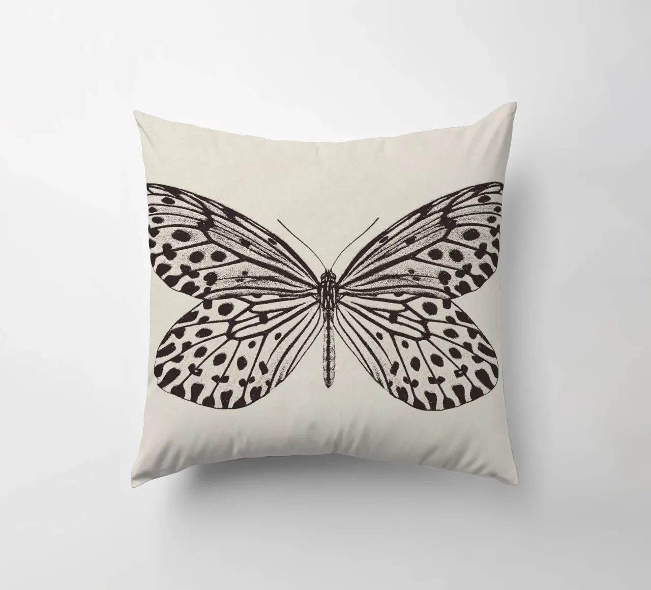 Butterfly Boho Sketch no. 1 cuscino da apoloprints