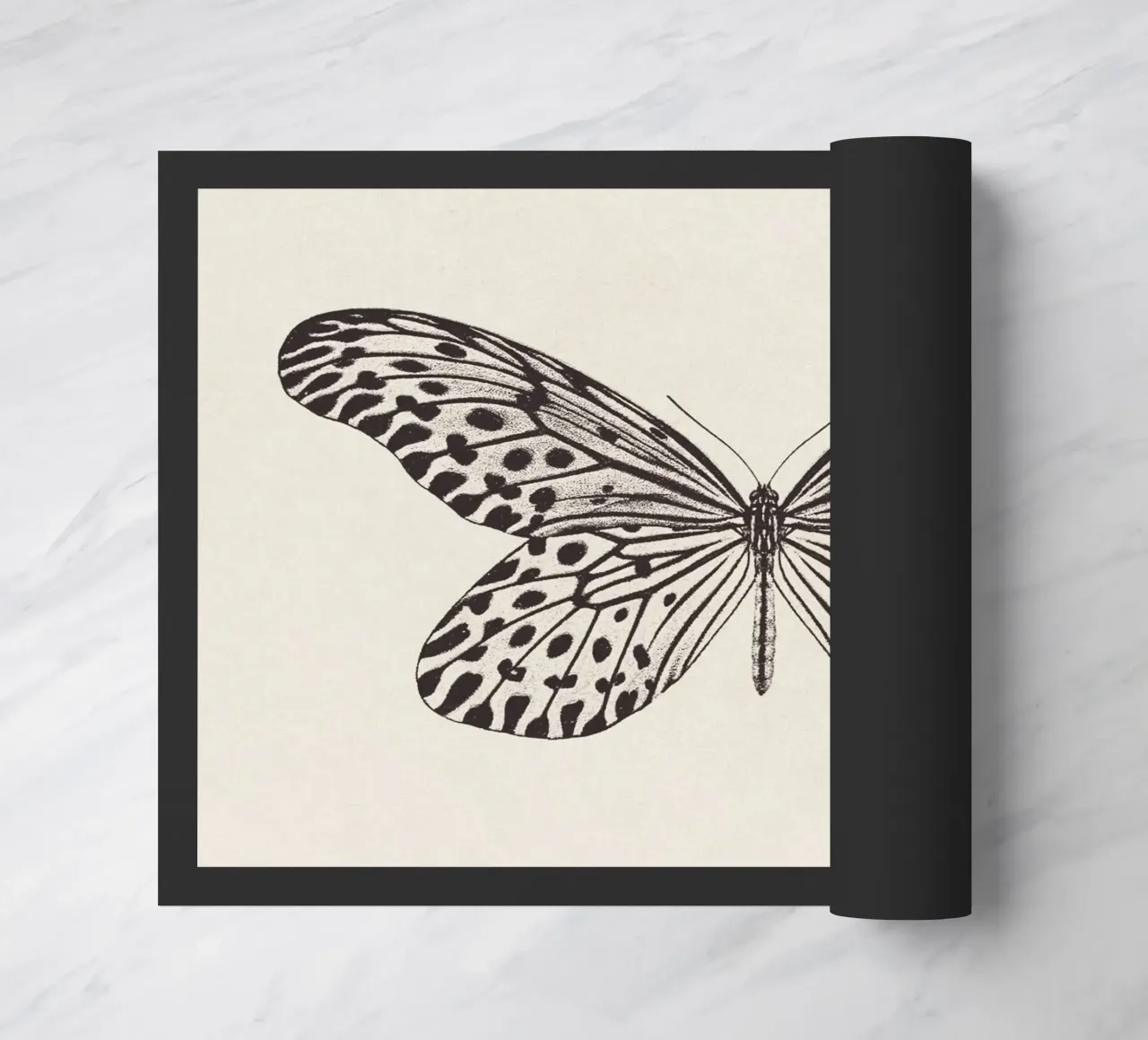 Butterfly Boho Sketch no. 1 zerbino da apoloprints