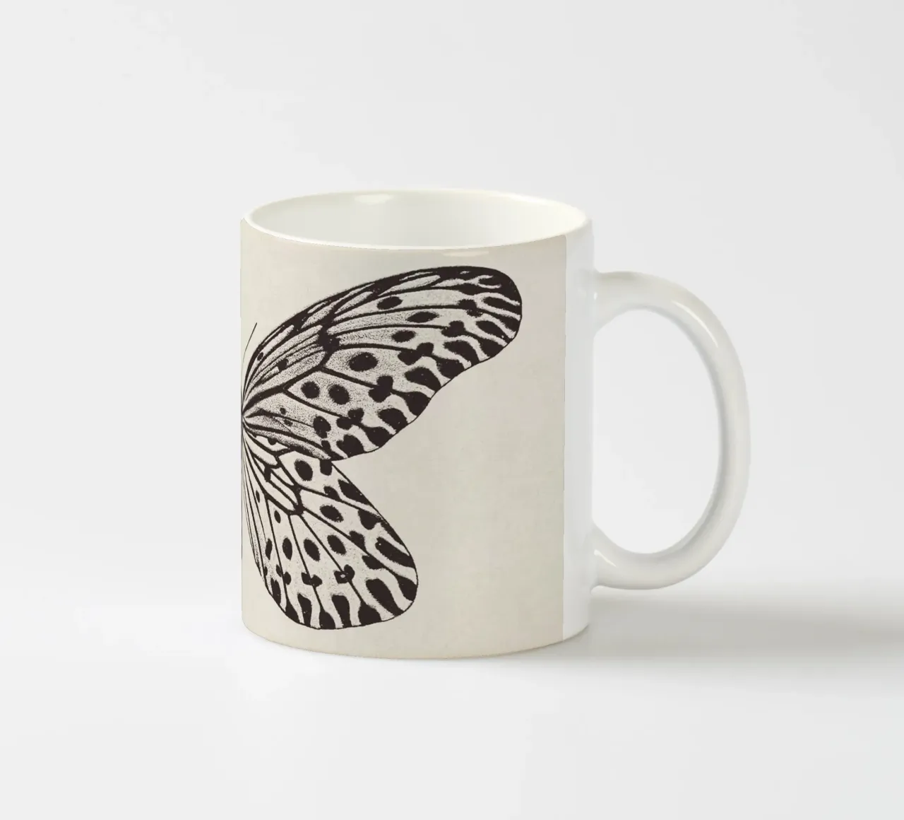 Butterfly Boho Sketch no. 1 tazza in ceramica da apoloprints