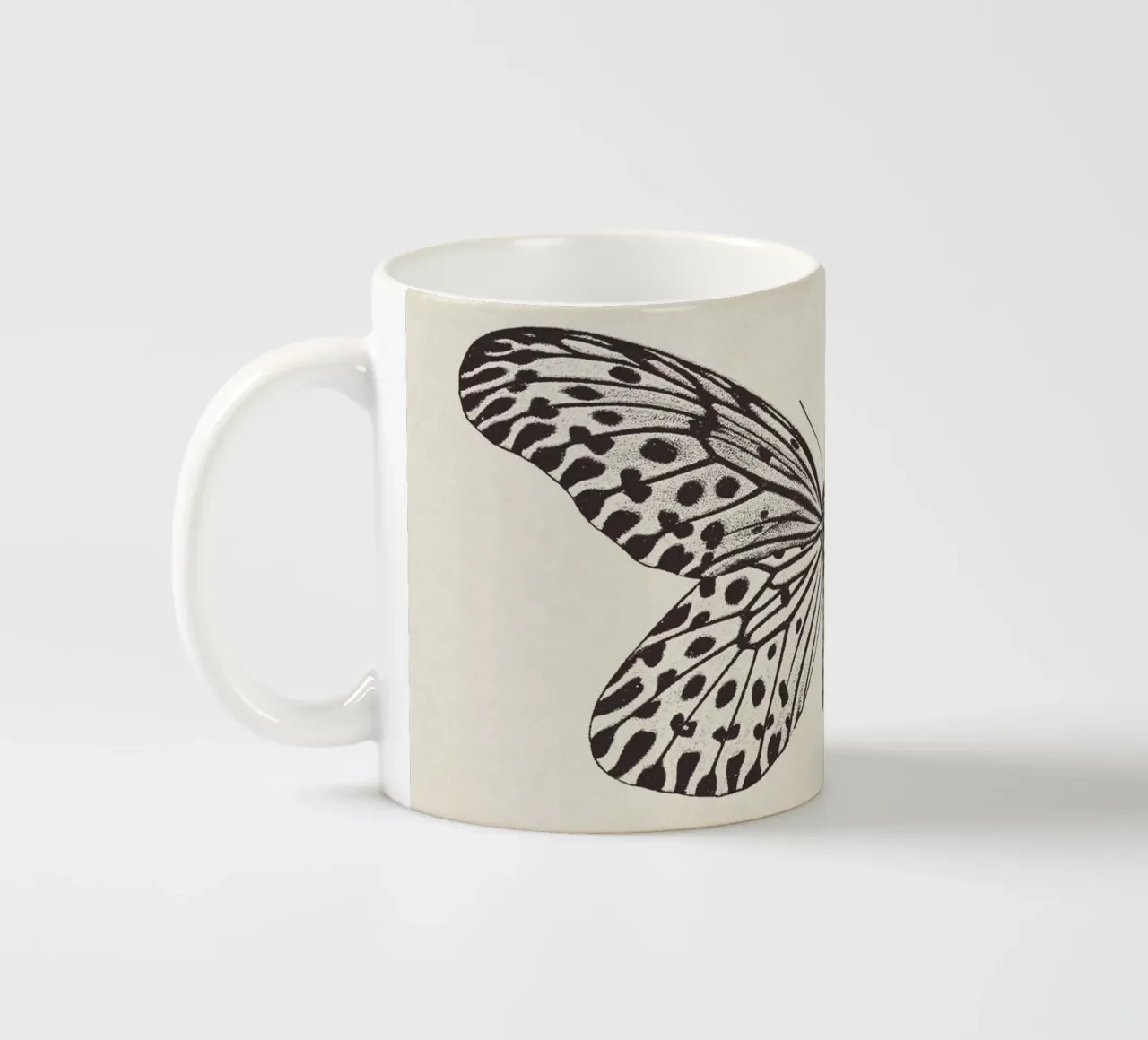 Butterfly Boho Sketch no. 1 tazza in ceramica da apoloprints