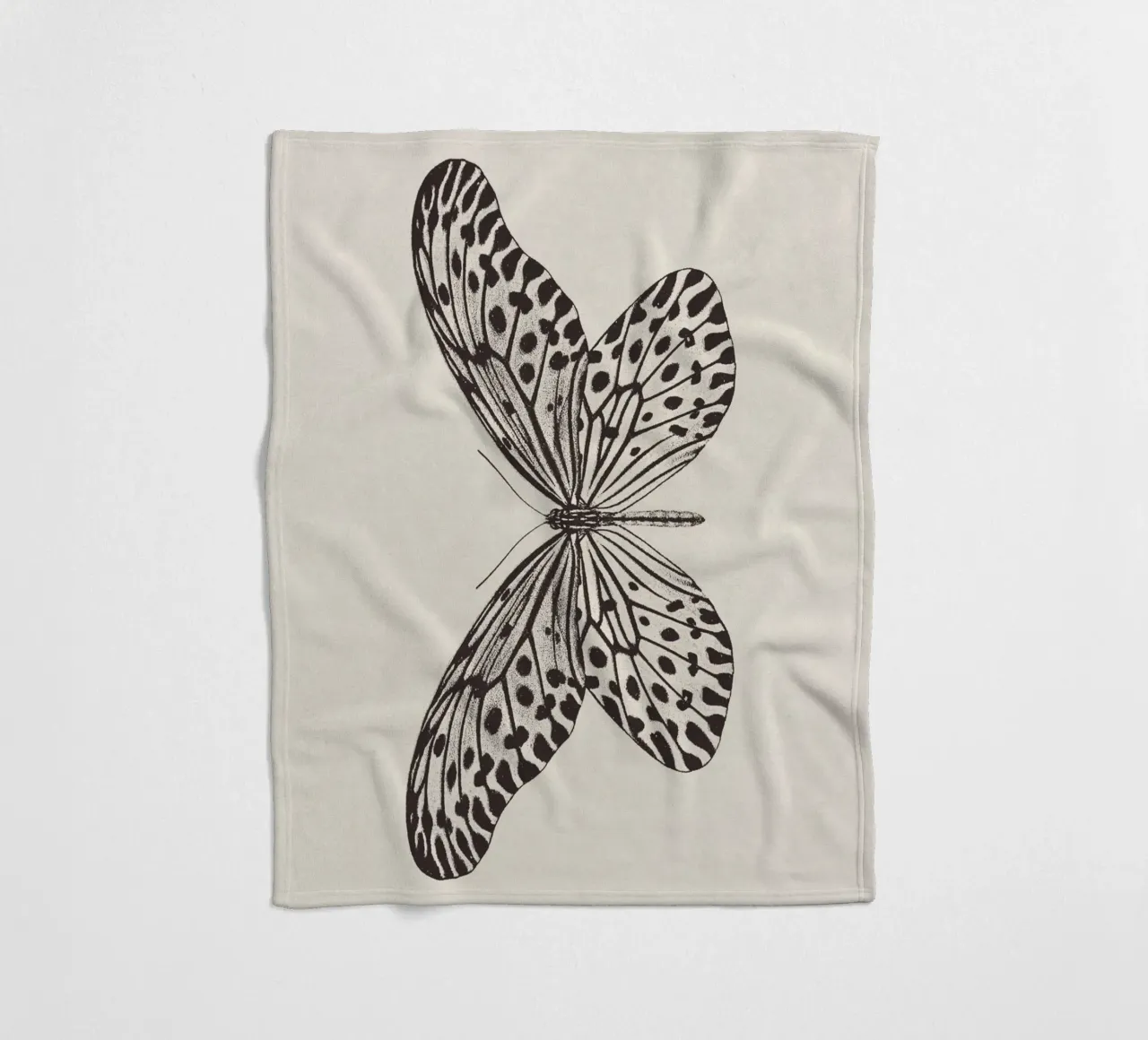 Butterfly Boho Sketch no. 1 coperta in pile da apoloprints