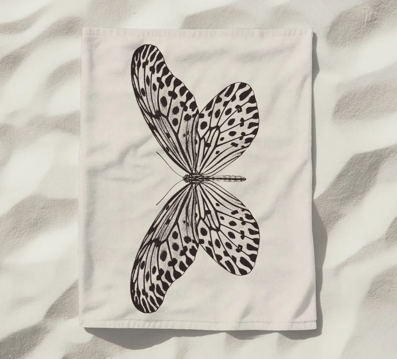 Butterfly Boho Sketch no. 1 telo mare da apoloprints