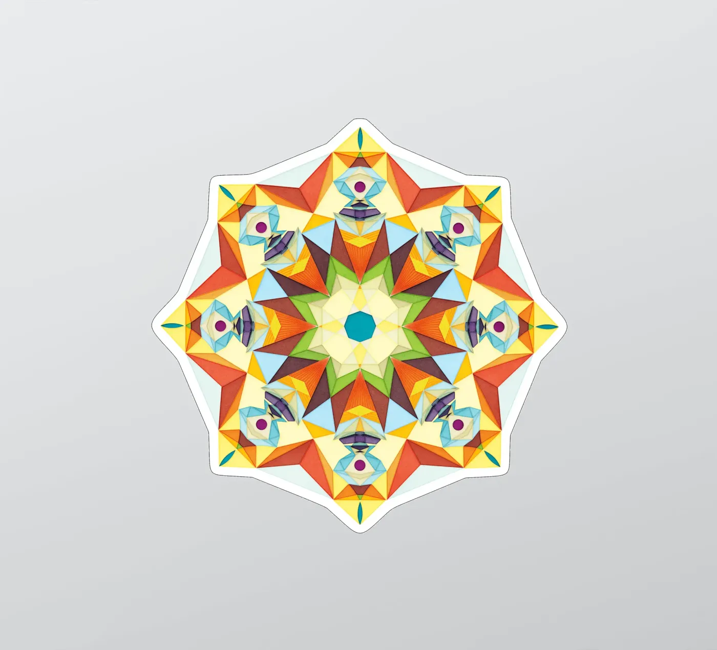 Dervish sticker by Abstract Joy