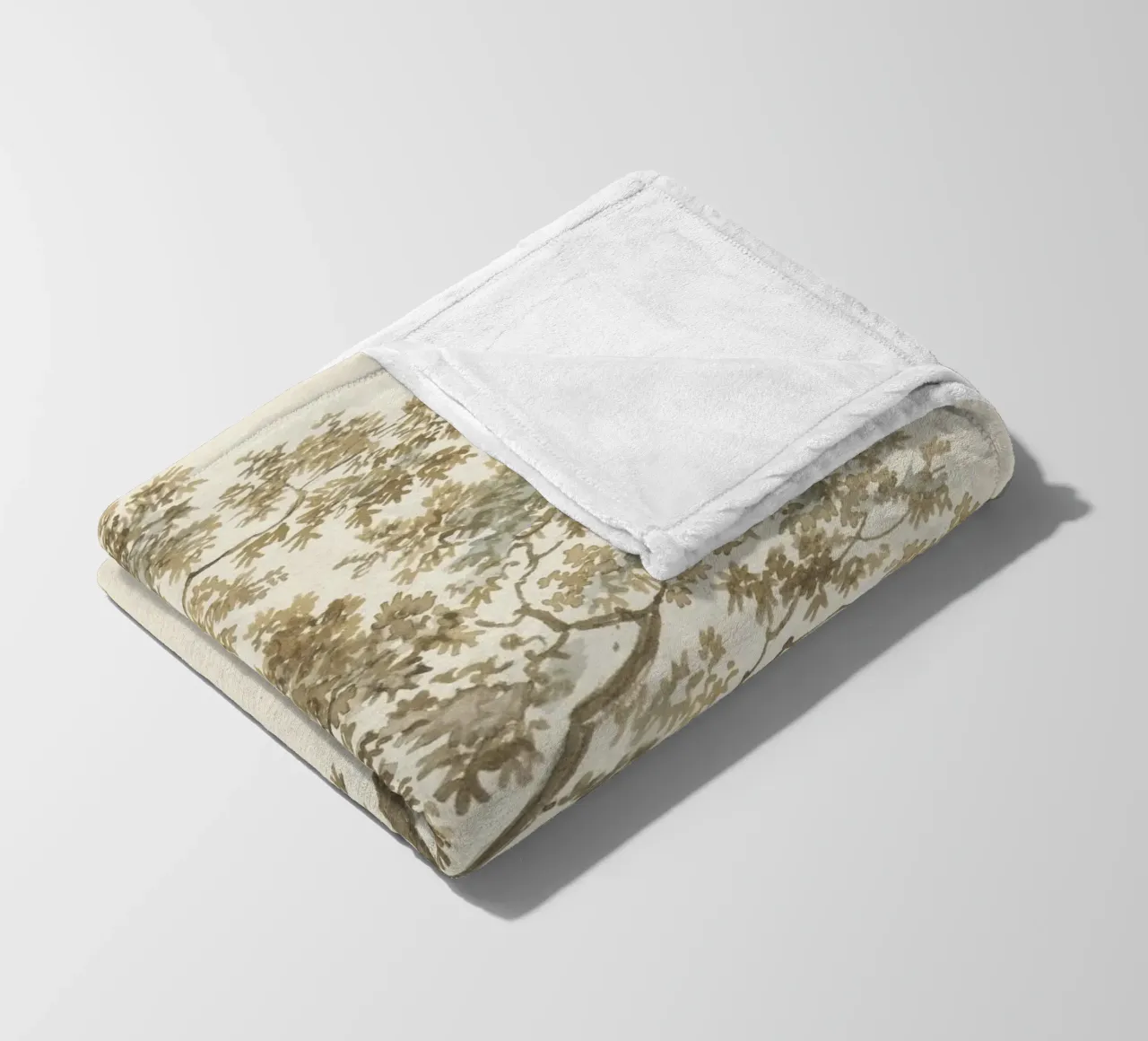 Oak Tree Branch coperta in pile da apoloprints