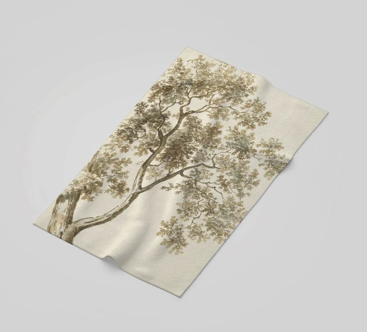Oak Tree Branch telo mare da apoloprints