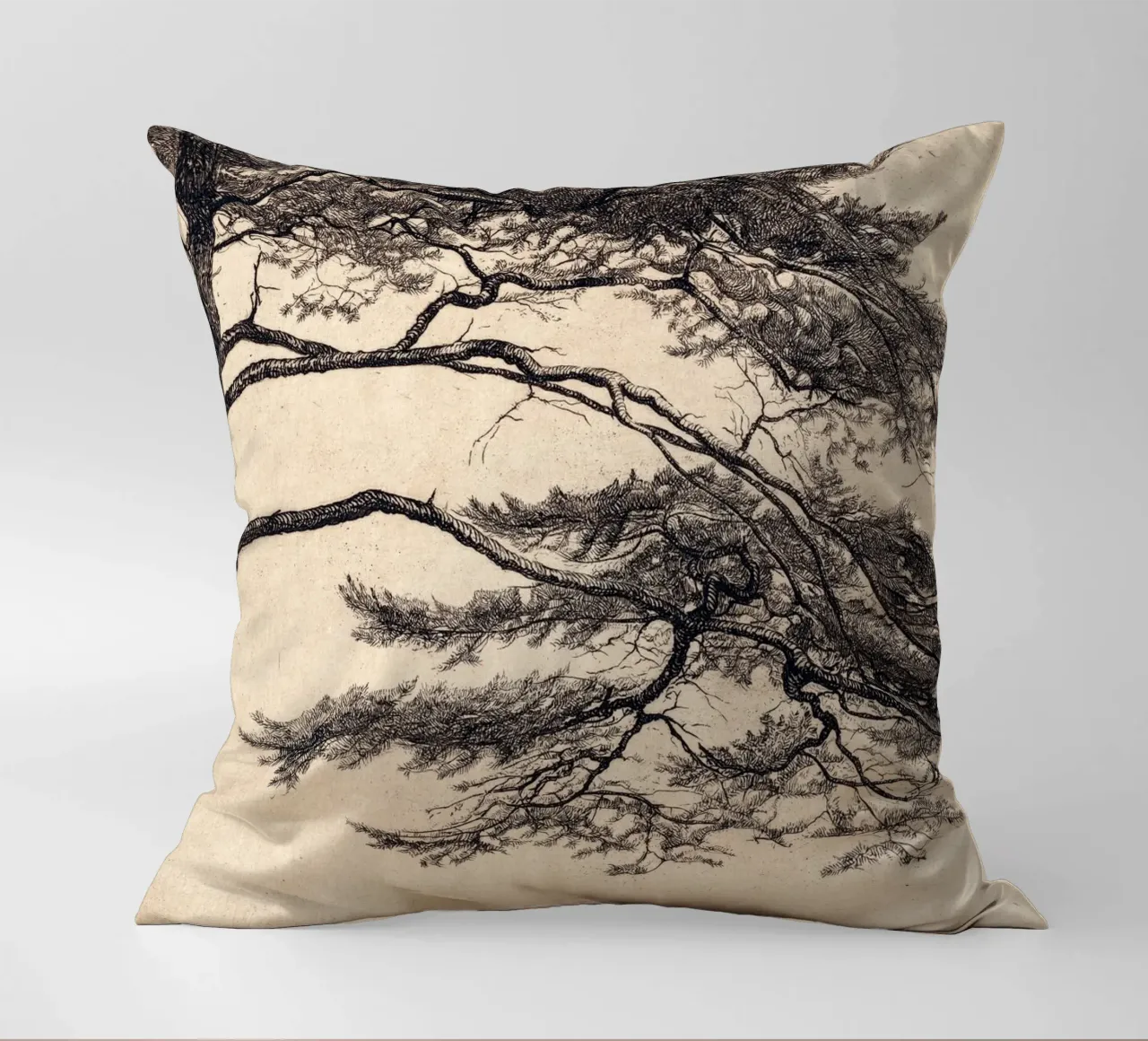 Pine Tree Branch no. 1 cuscino da apoloprints
