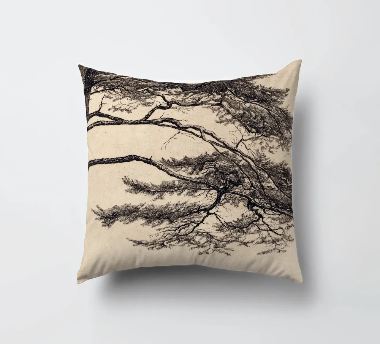 Pine Tree Branch no. 1 cuscino da apoloprints