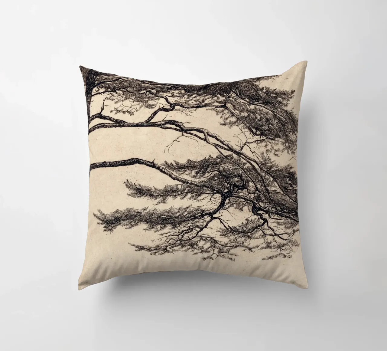 Pine Tree Branch no. 1 cuscino da apoloprints