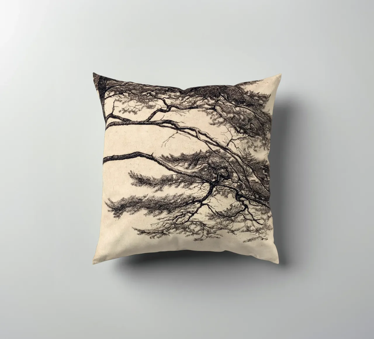 Pine Tree Branch no. 1 cuscino da apoloprints