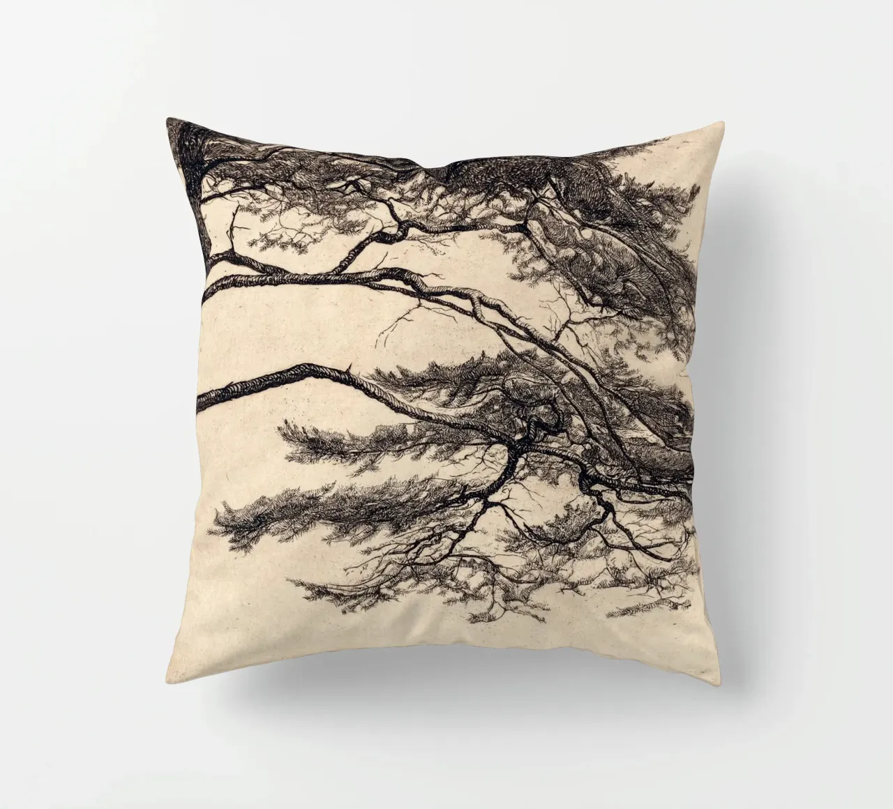 Pine Tree Branch no. 1 cuscino da apoloprints