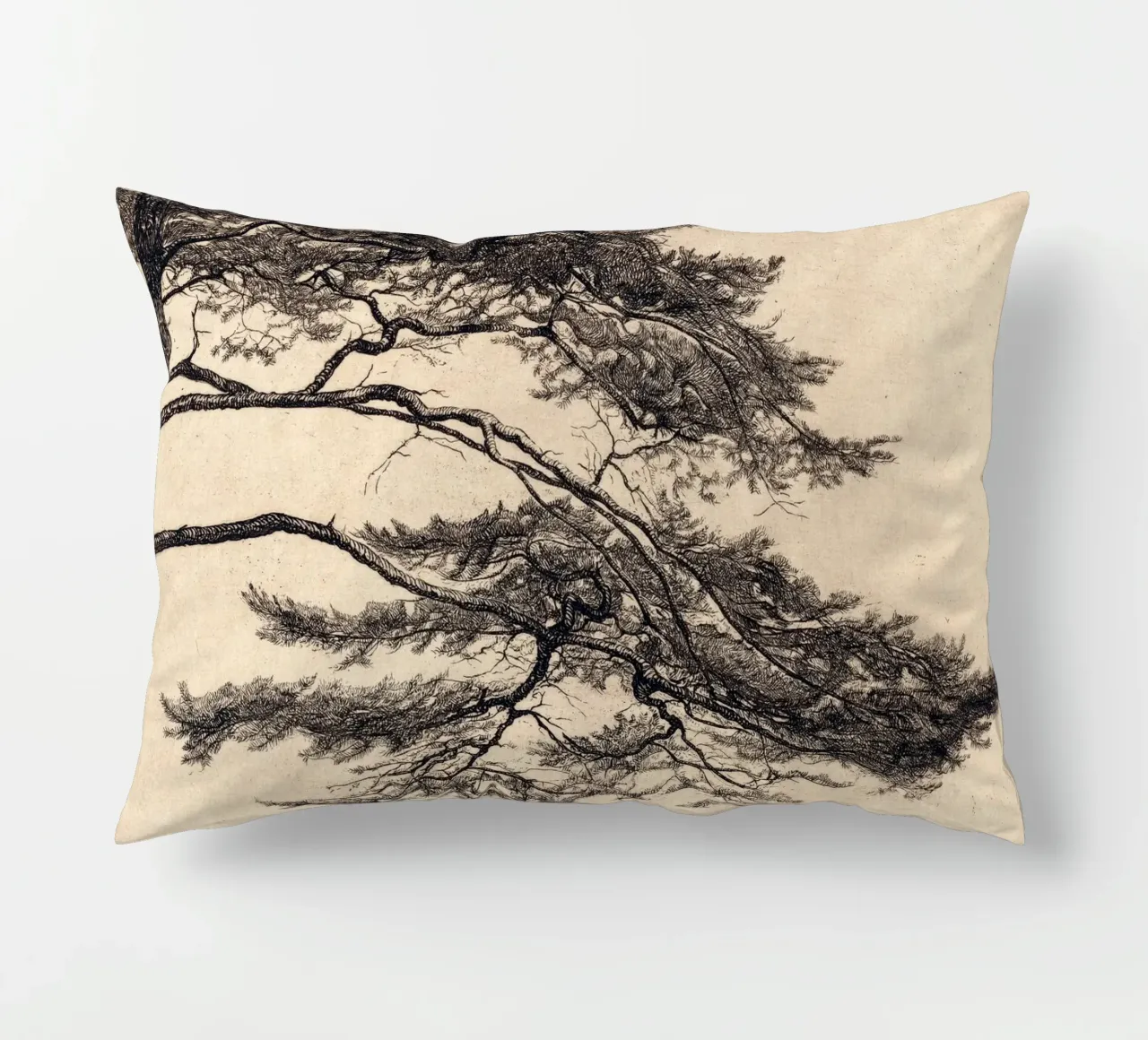 Pine Tree Branch no. 1 cuscino da apoloprints