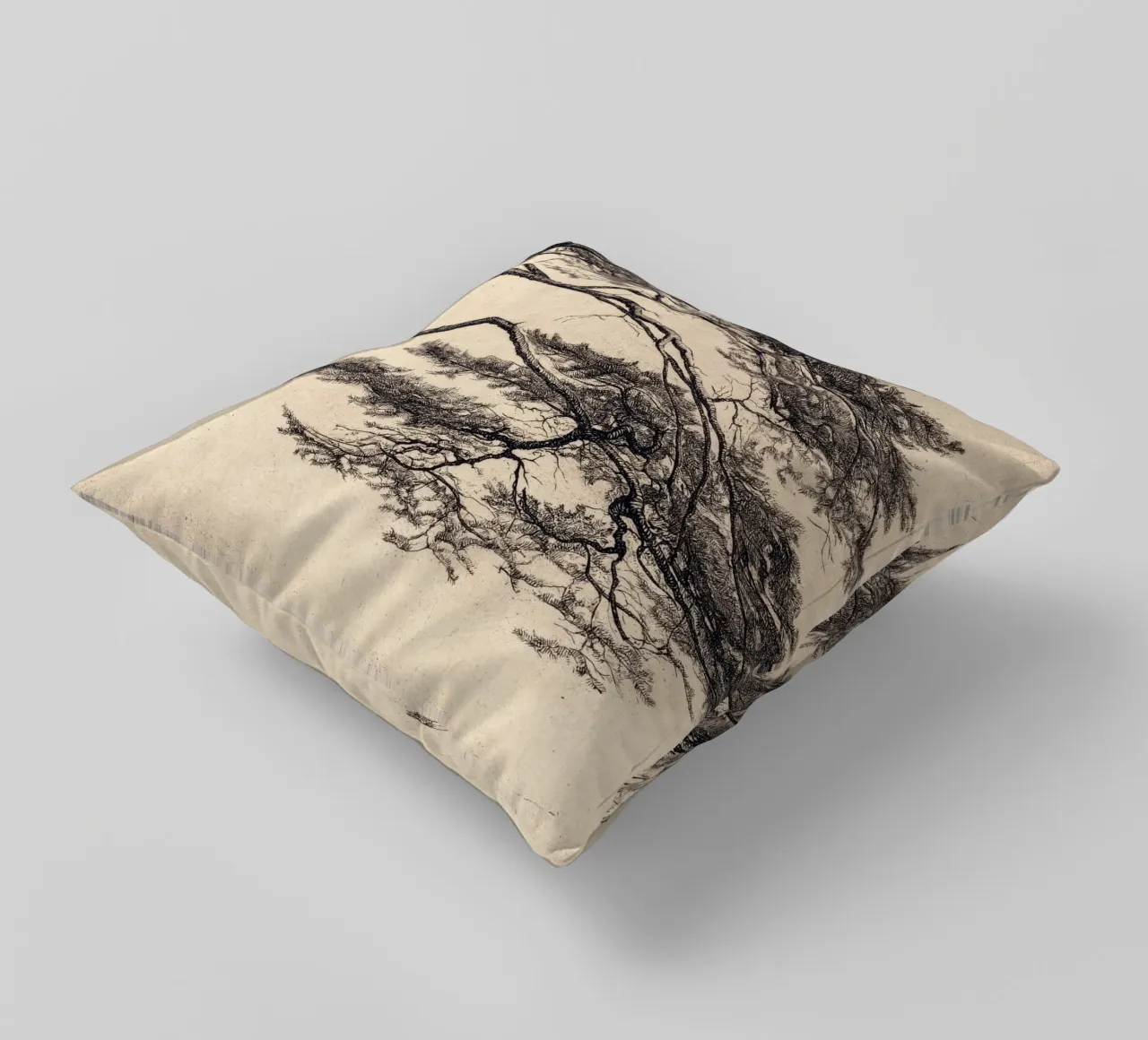 Pine Tree Branch no. 1 cuscino da apoloprints