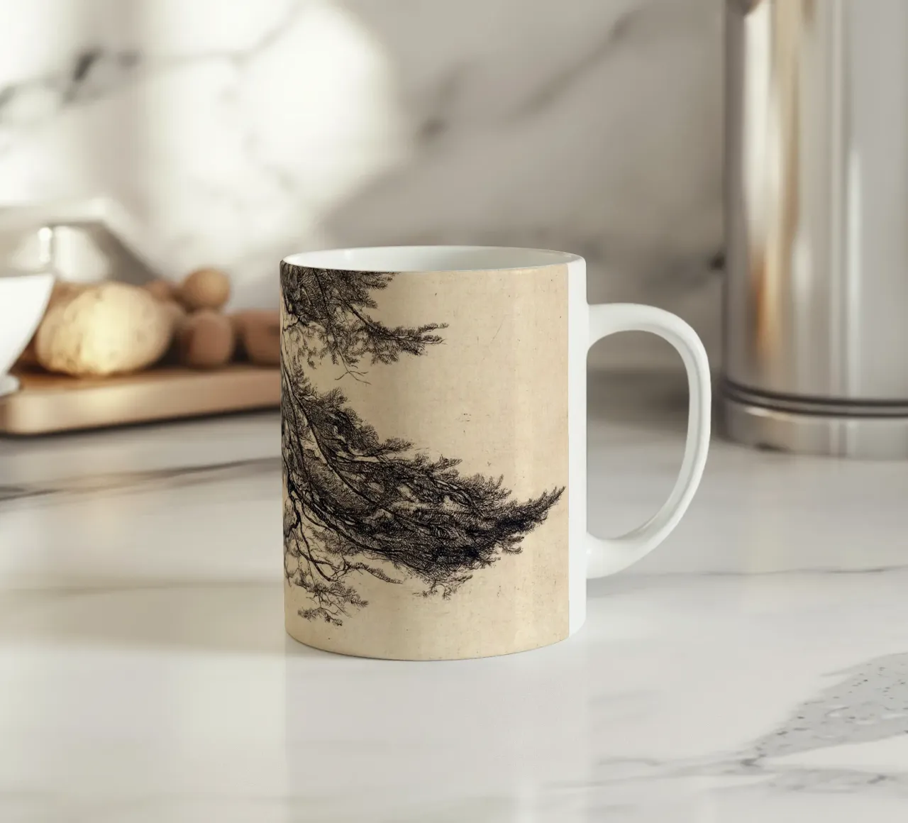 Pine Tree Branch no. 1 tazza in ceramica da apoloprints
