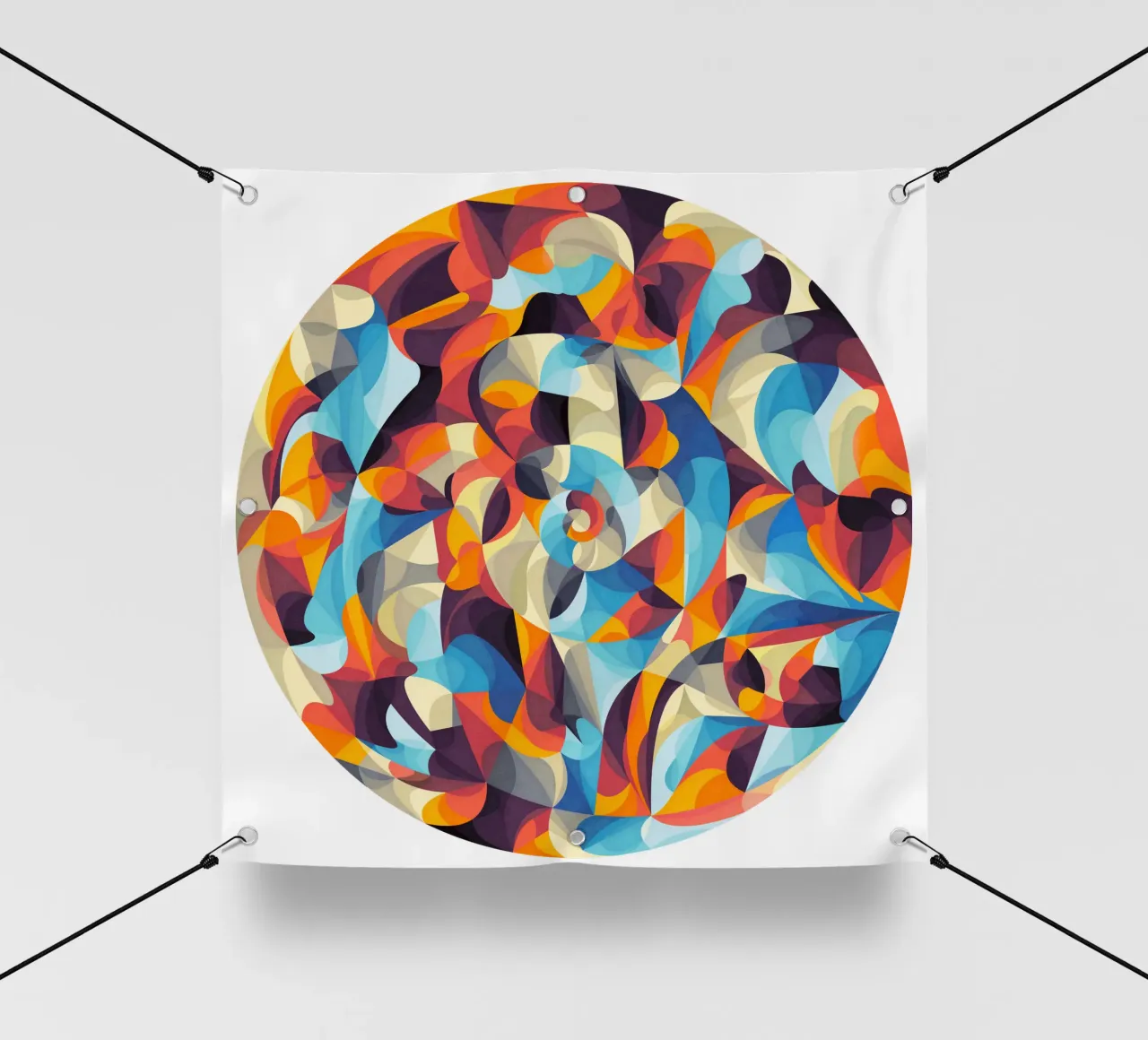 Poder del color lonas publicitarias de lovely lines
