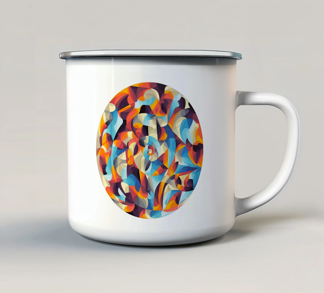 Potenza del colore tazza in smalto da lovely lines