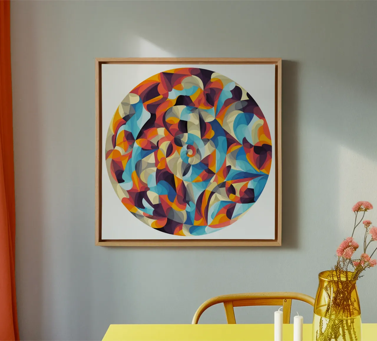 Poder del color lienzo de lovely lines