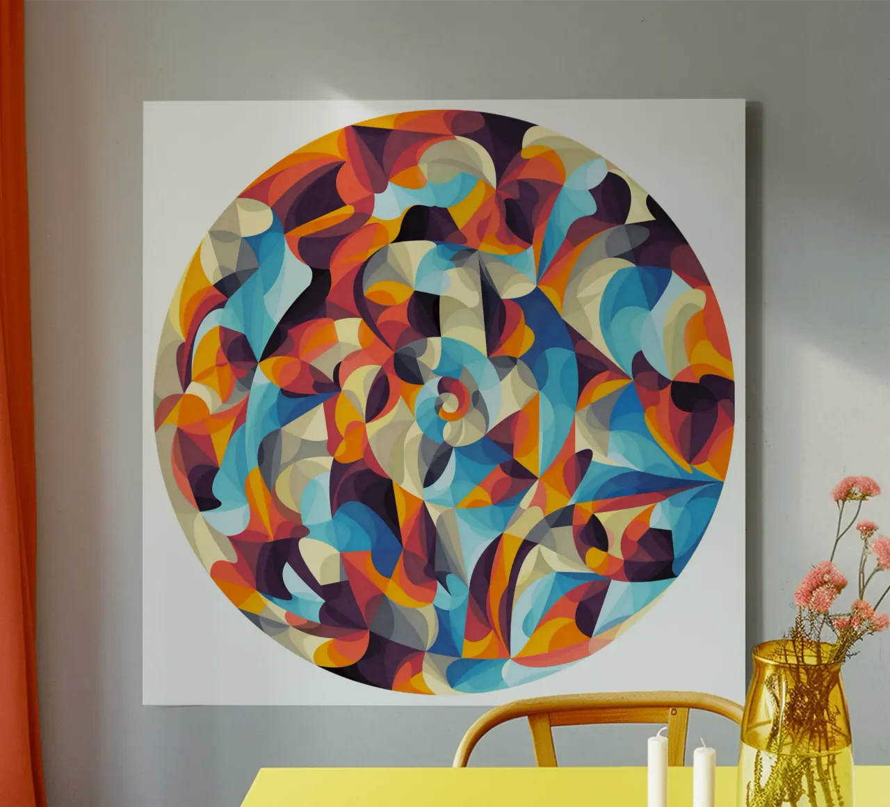 Poder del color lienzo de lovely lines
