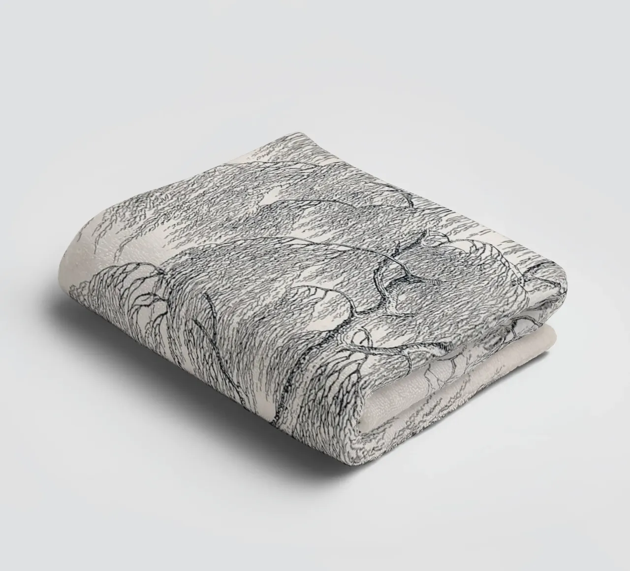 Willow Tree Sketch no. 1 asciugamano da bagno da apoloprints