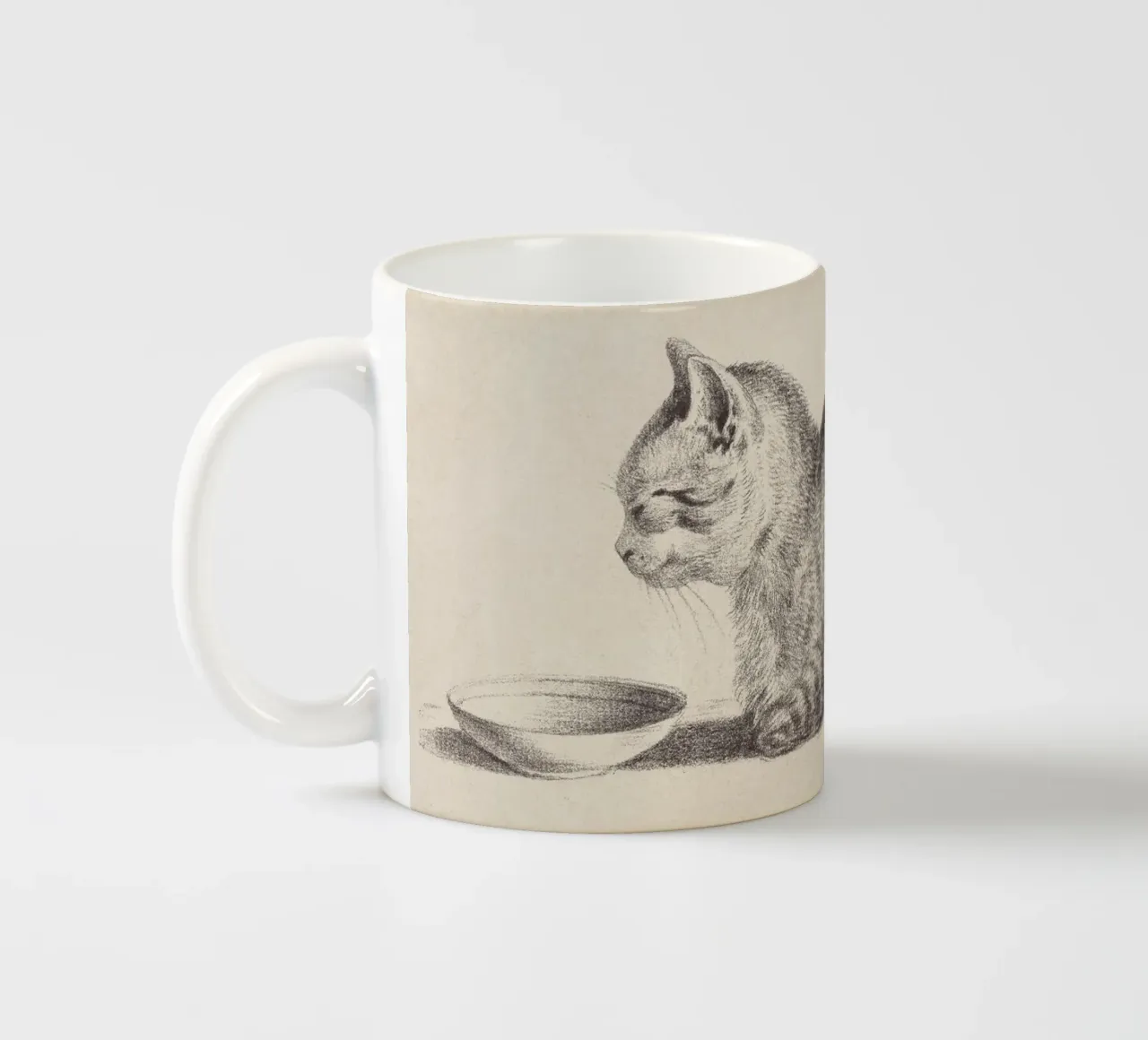 Cat Sleeping tazza in ceramica da apoloprints