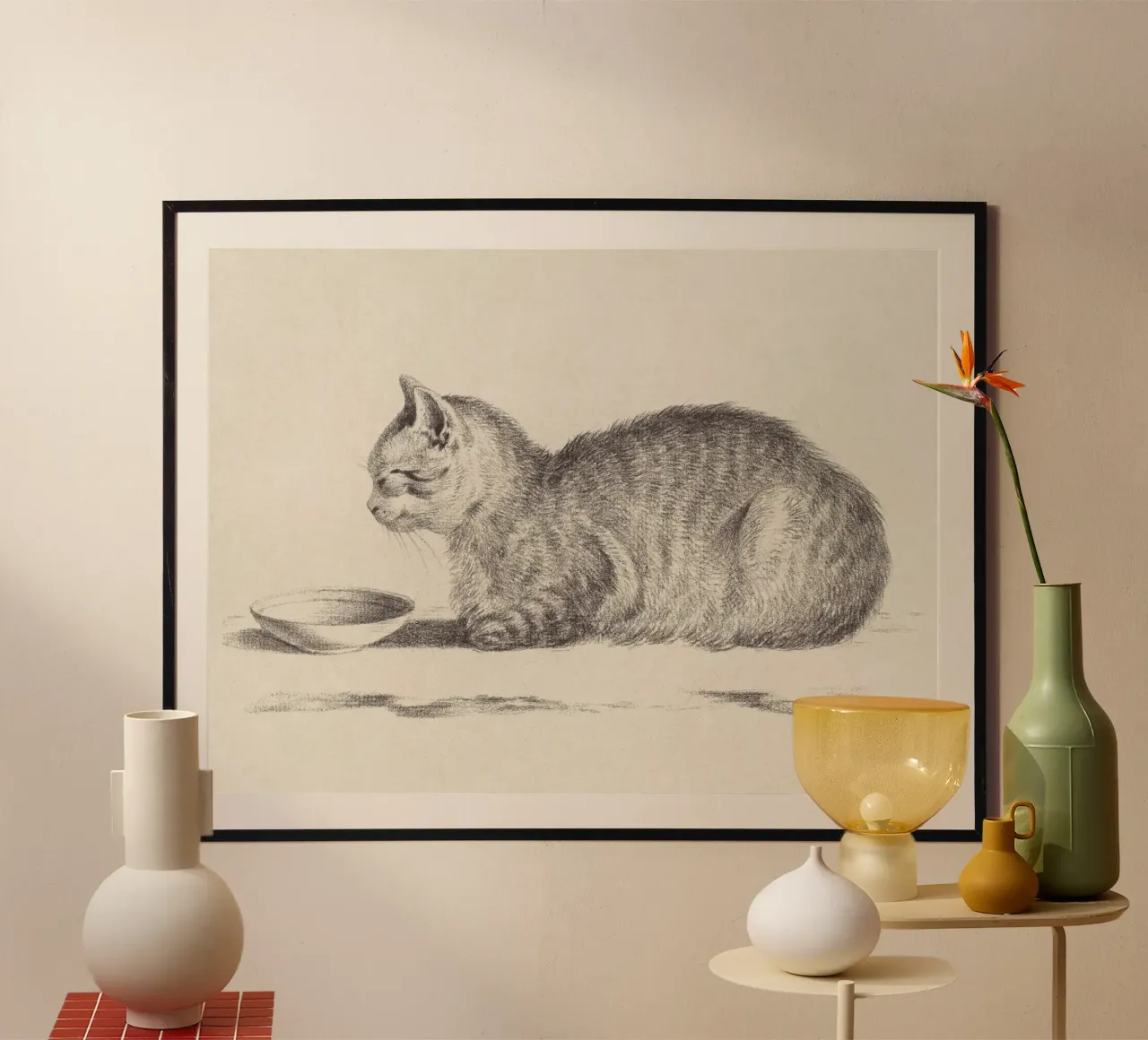 Cat Sleeping poster da apoloprints