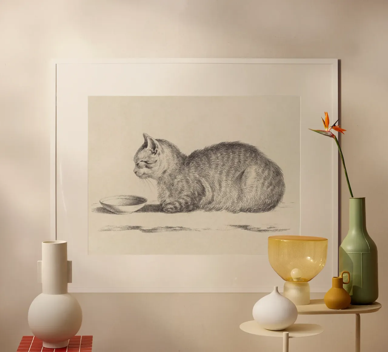 Cat Sleeping poster da apoloprints