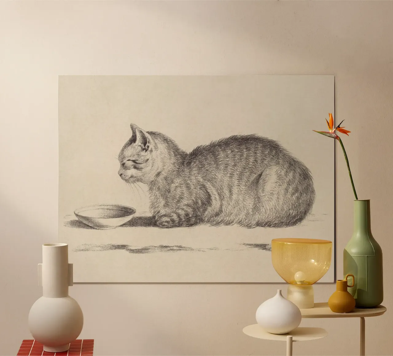 Cat Sleeping poster da apoloprints