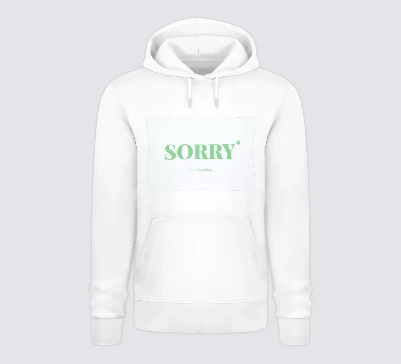 Sorry felpa con cappuccio da Chris Wharton