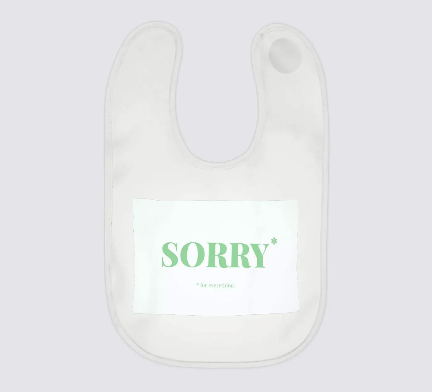 Sorry Babylätzchen von Chris Wharton