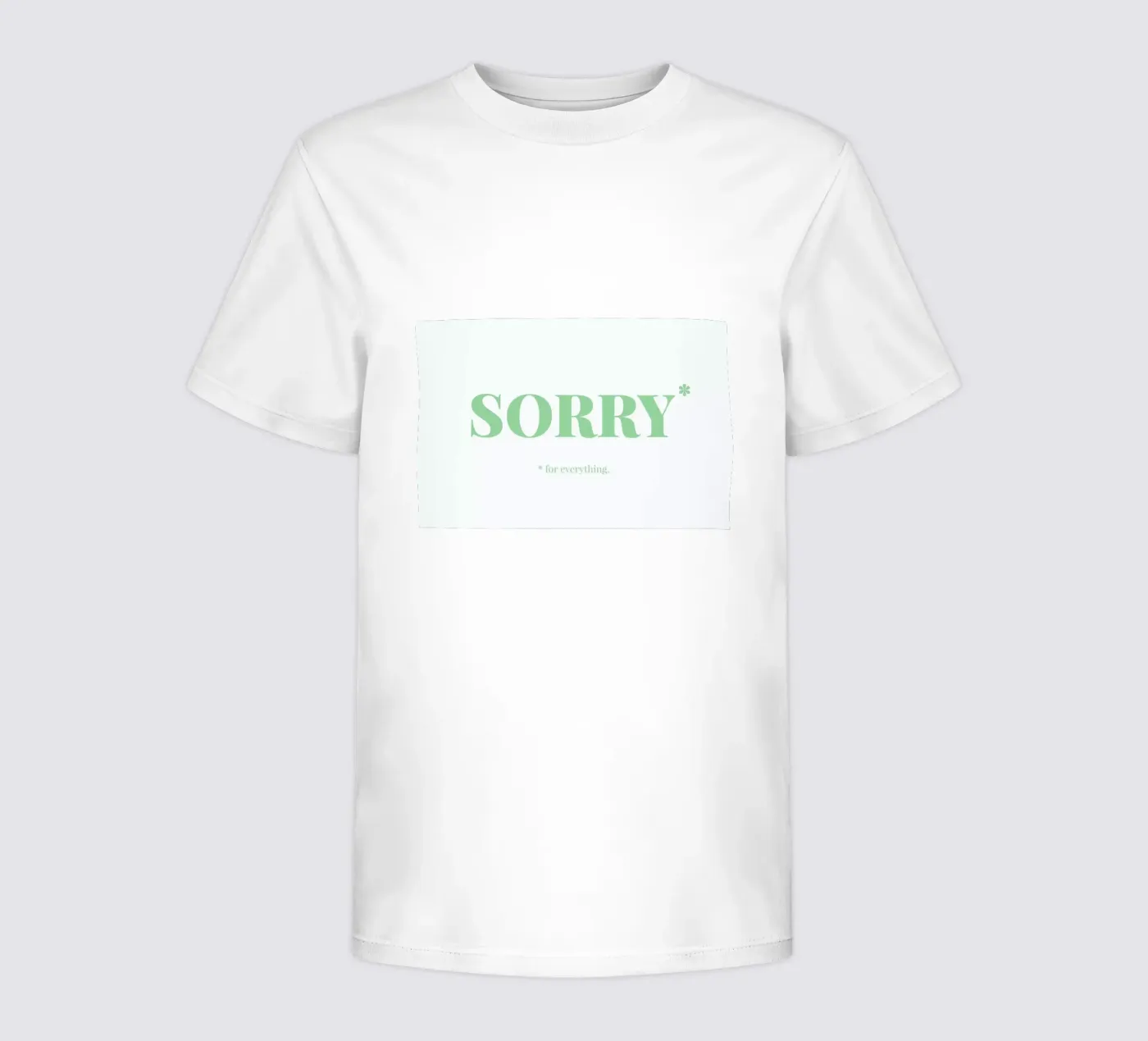 Sorry Kinder T-Shirt von Chris Wharton