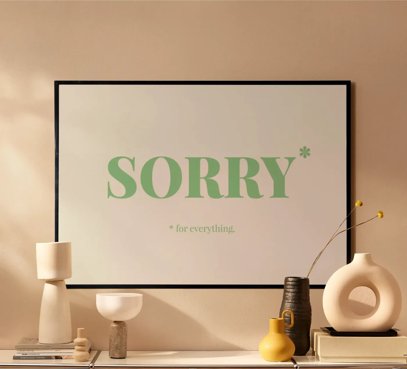 Sorry Poster von Chris Wharton