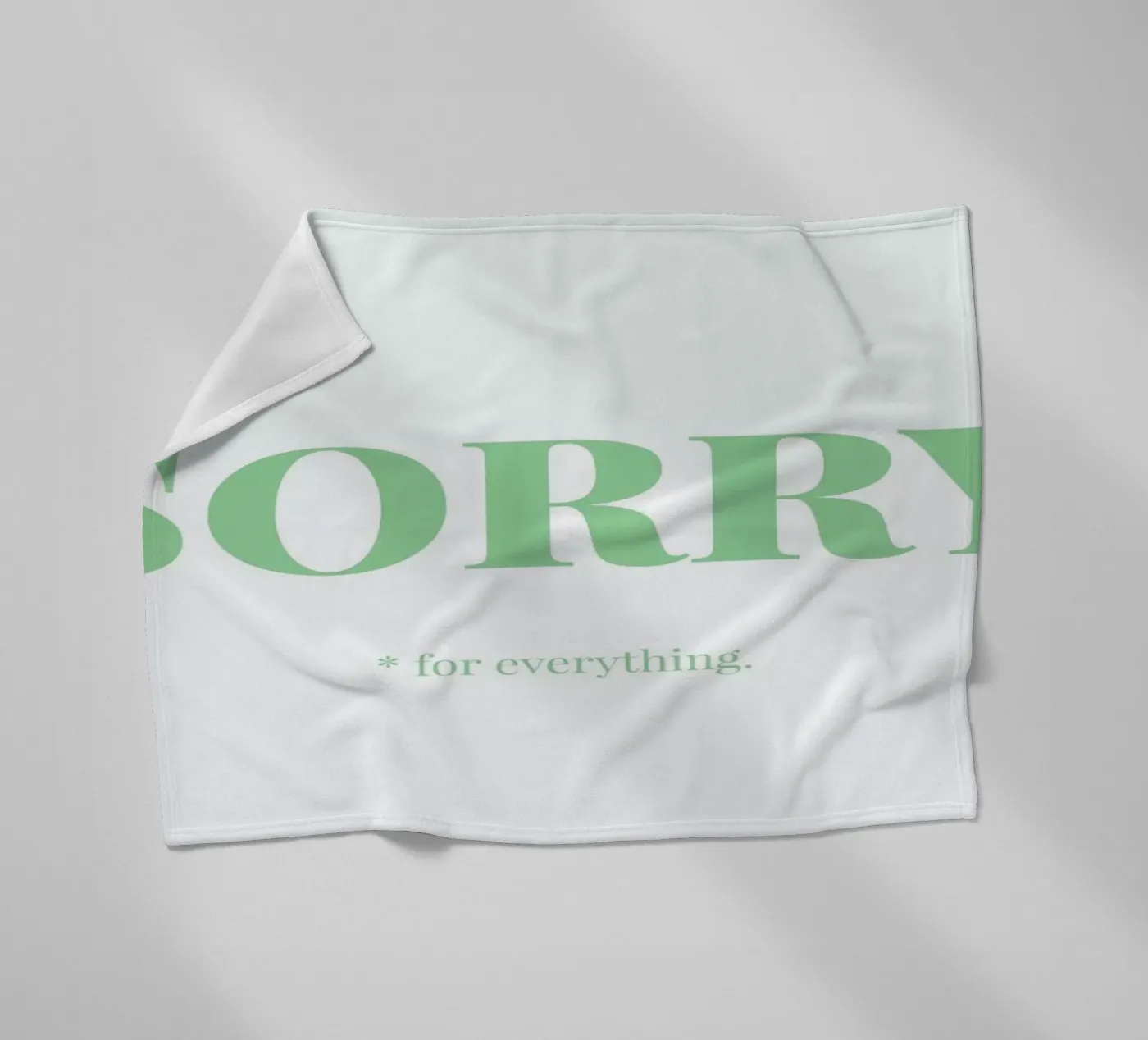 Sorry Fleecedecke von Chris Wharton