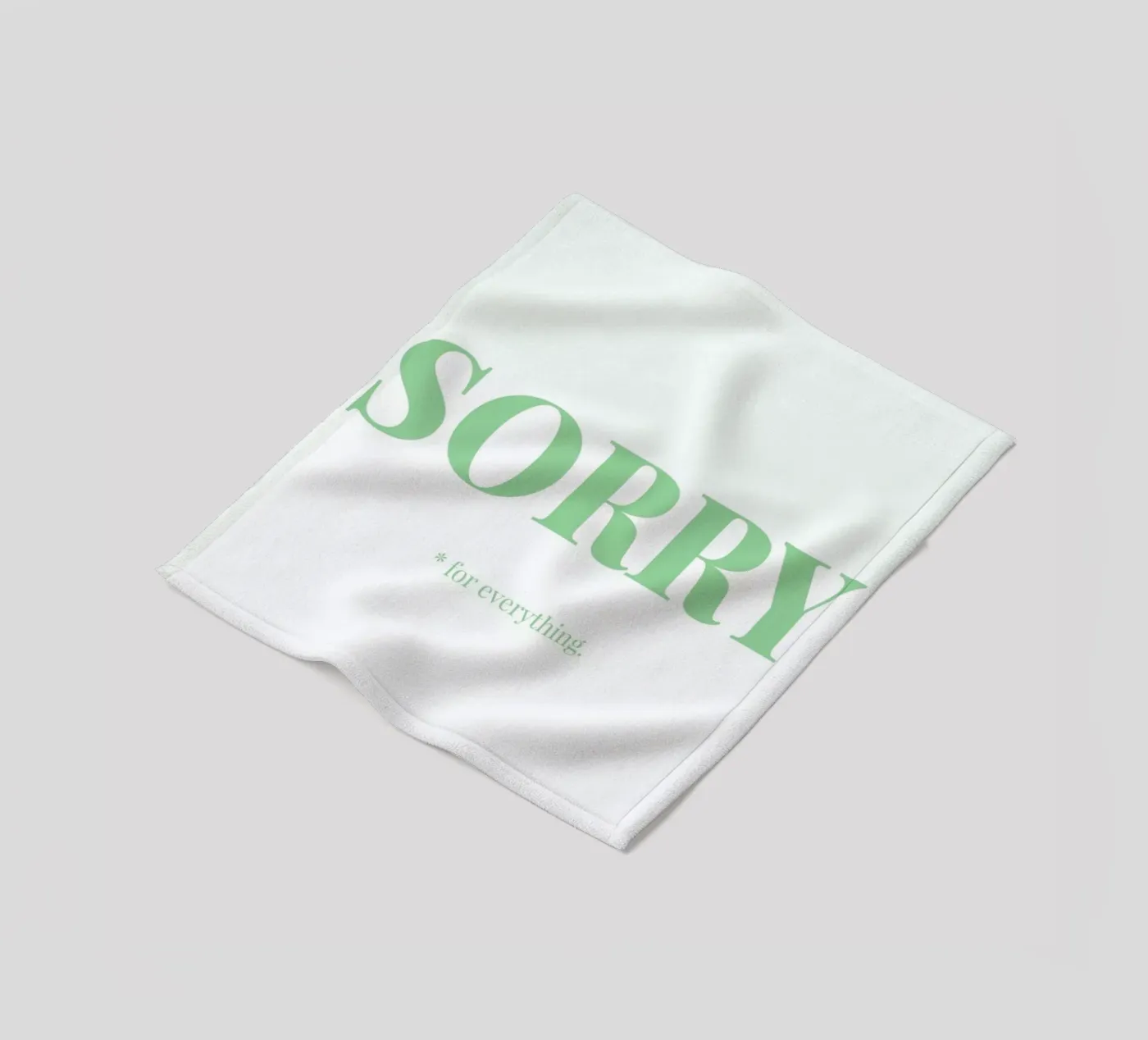 Sorry Fleecedecke von Chris Wharton
